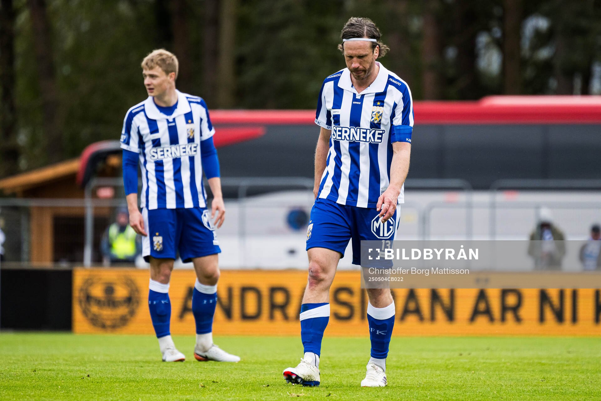 IFK Göteborgs Gustav Svensson deppar