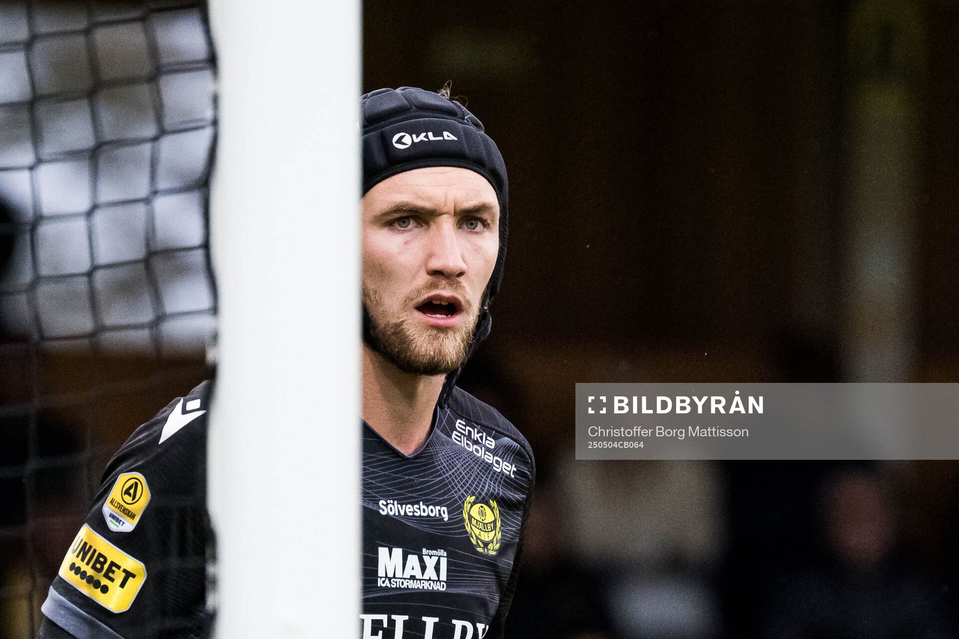 Mjällbys målvakt Noel Törnqvist
