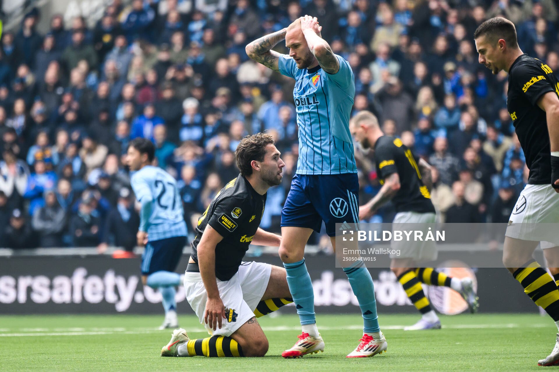 Djurgårdens Adam Ståhl deppar