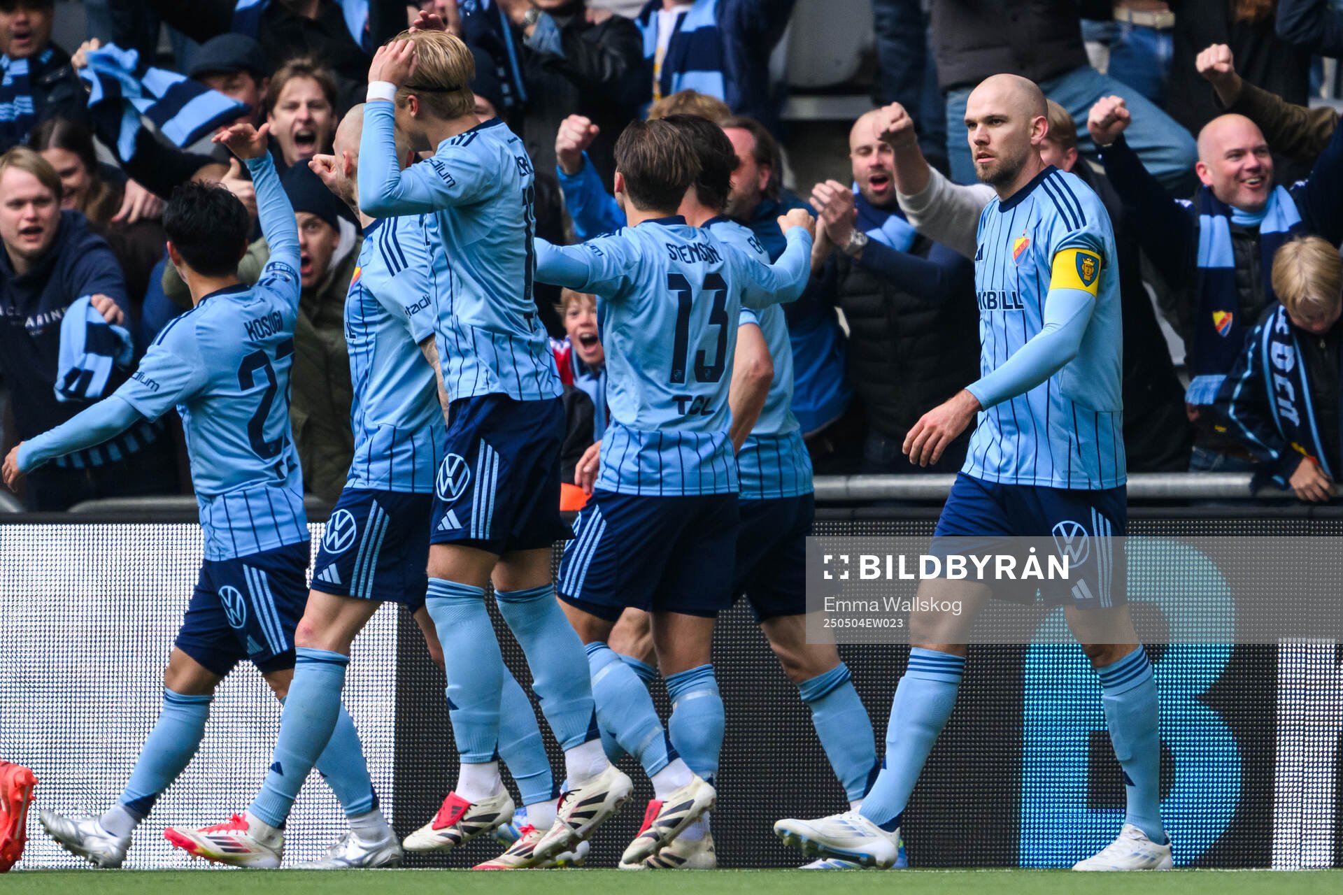 Djurgårdens Marcus Danielson jublar