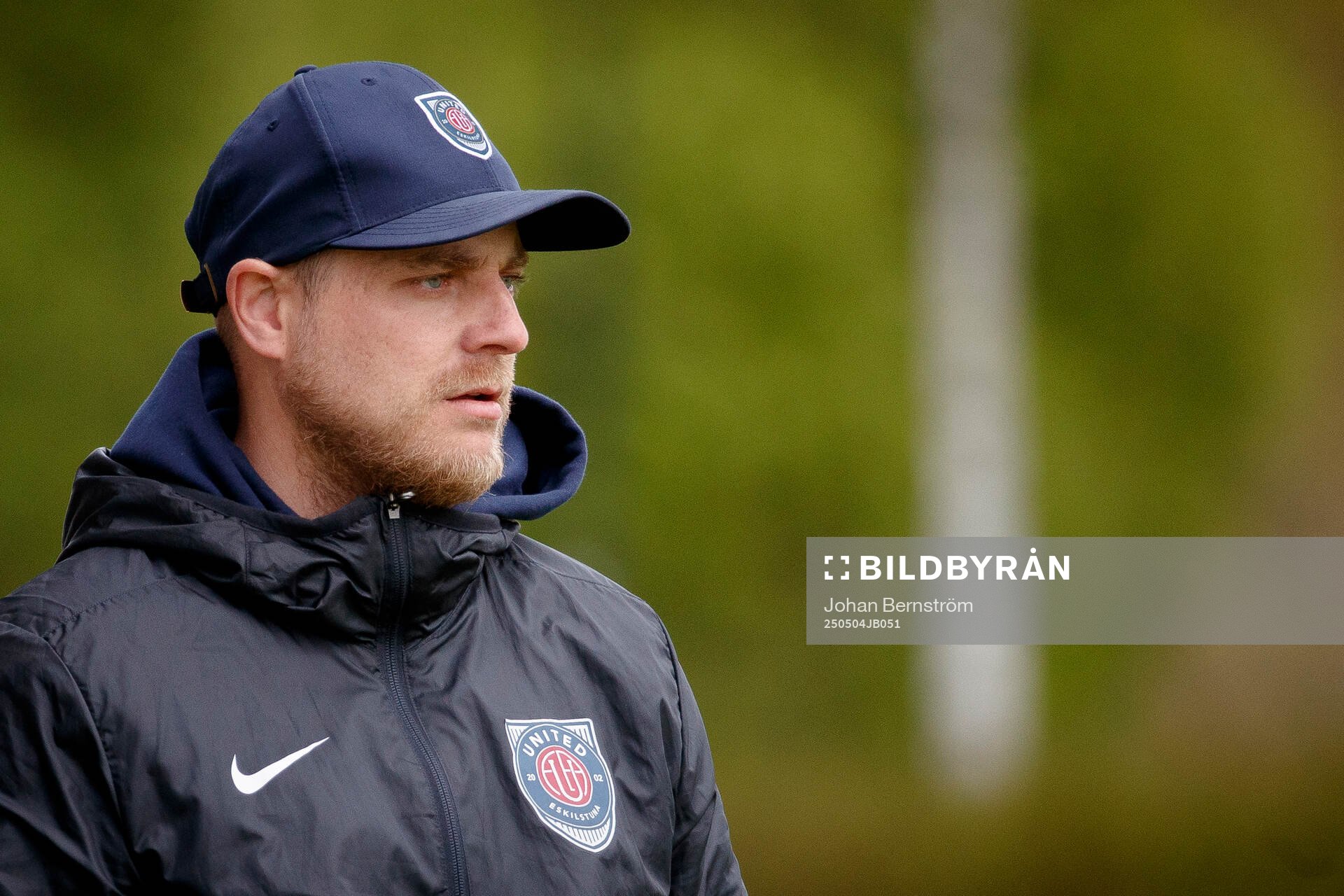 Eskilstuna Uniteds tränare Rickard Johansson