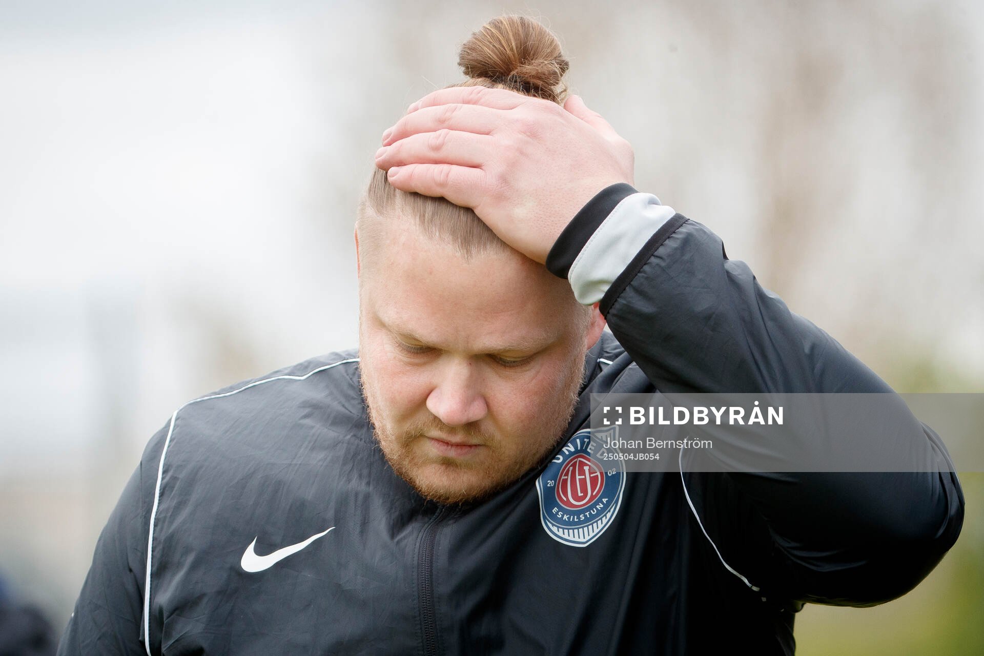 Eskilstuna Uniteds tränare Anton Olsson