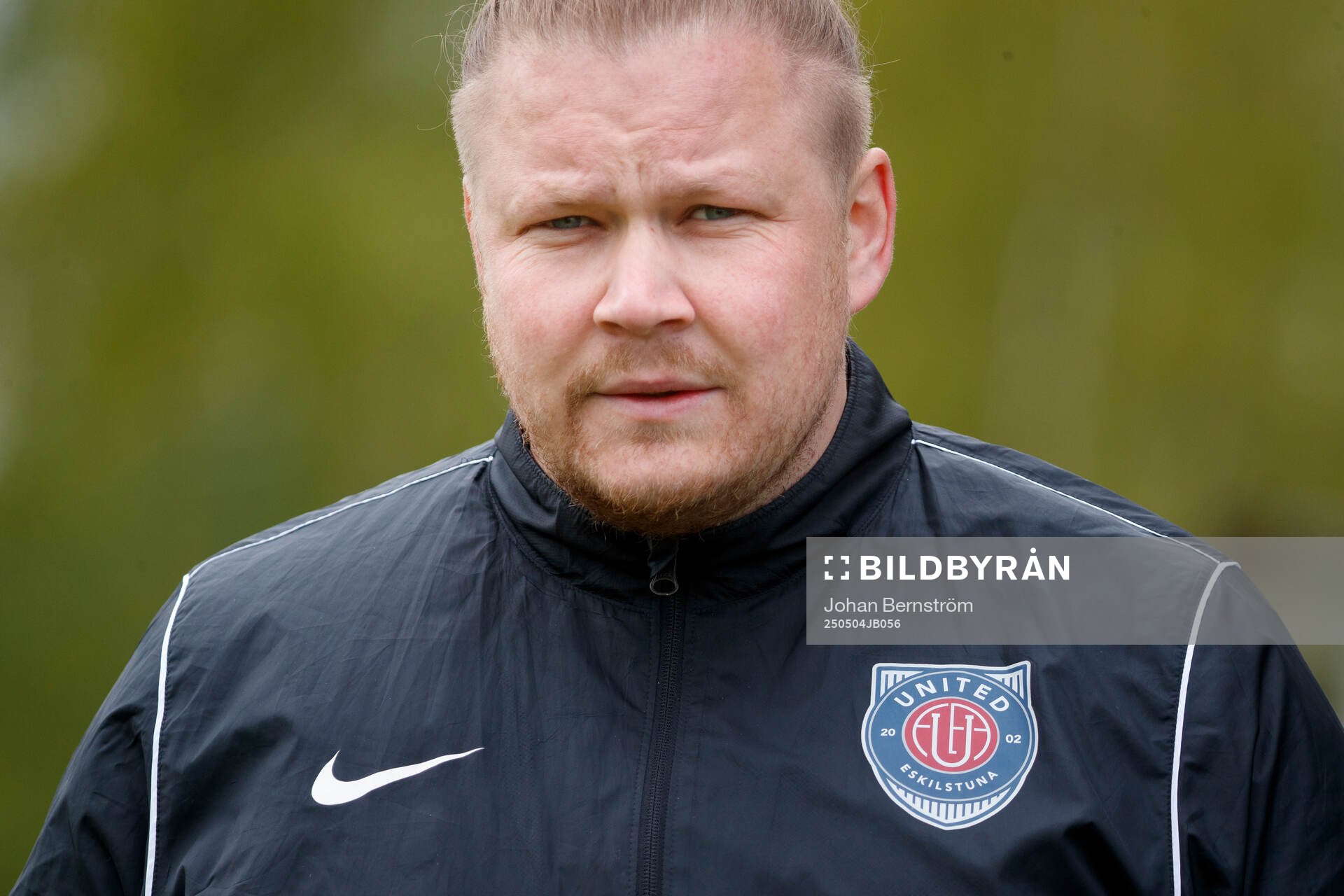 Eskilstuna Uniteds tränare Anton Olsson