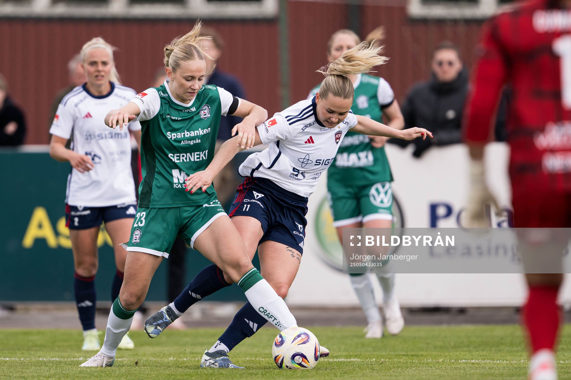 Alingsås Tilde Karlsson och Rosengårds Emma Jansson