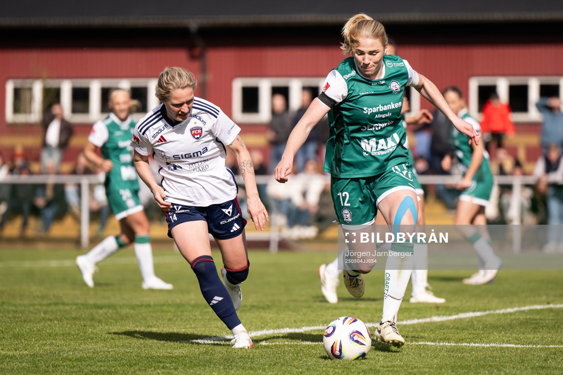 Rosengårds Emilia Larsson och Alingsås Moa Jarl