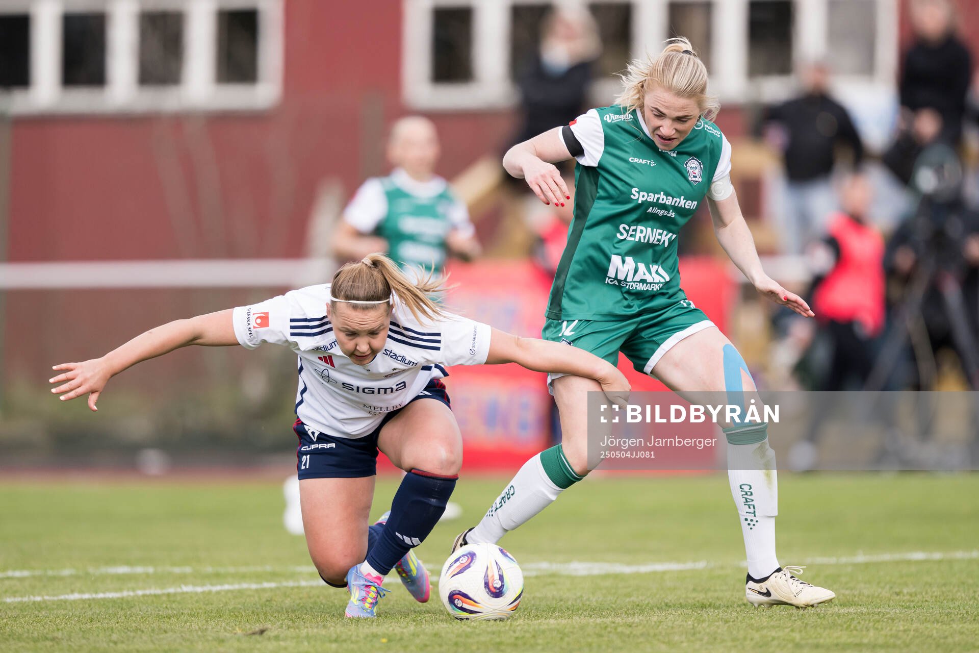 Rosengårds Oona Sevenius och Alingsås Moa Jarl