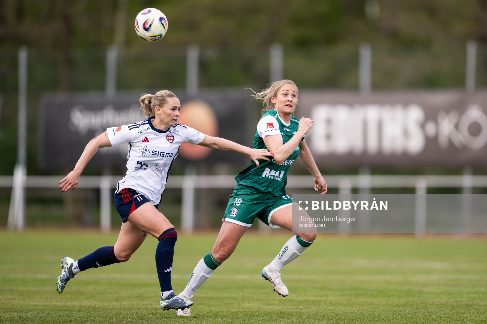 Rosengårds Emma Jansson och Alingsås Karin Lundin