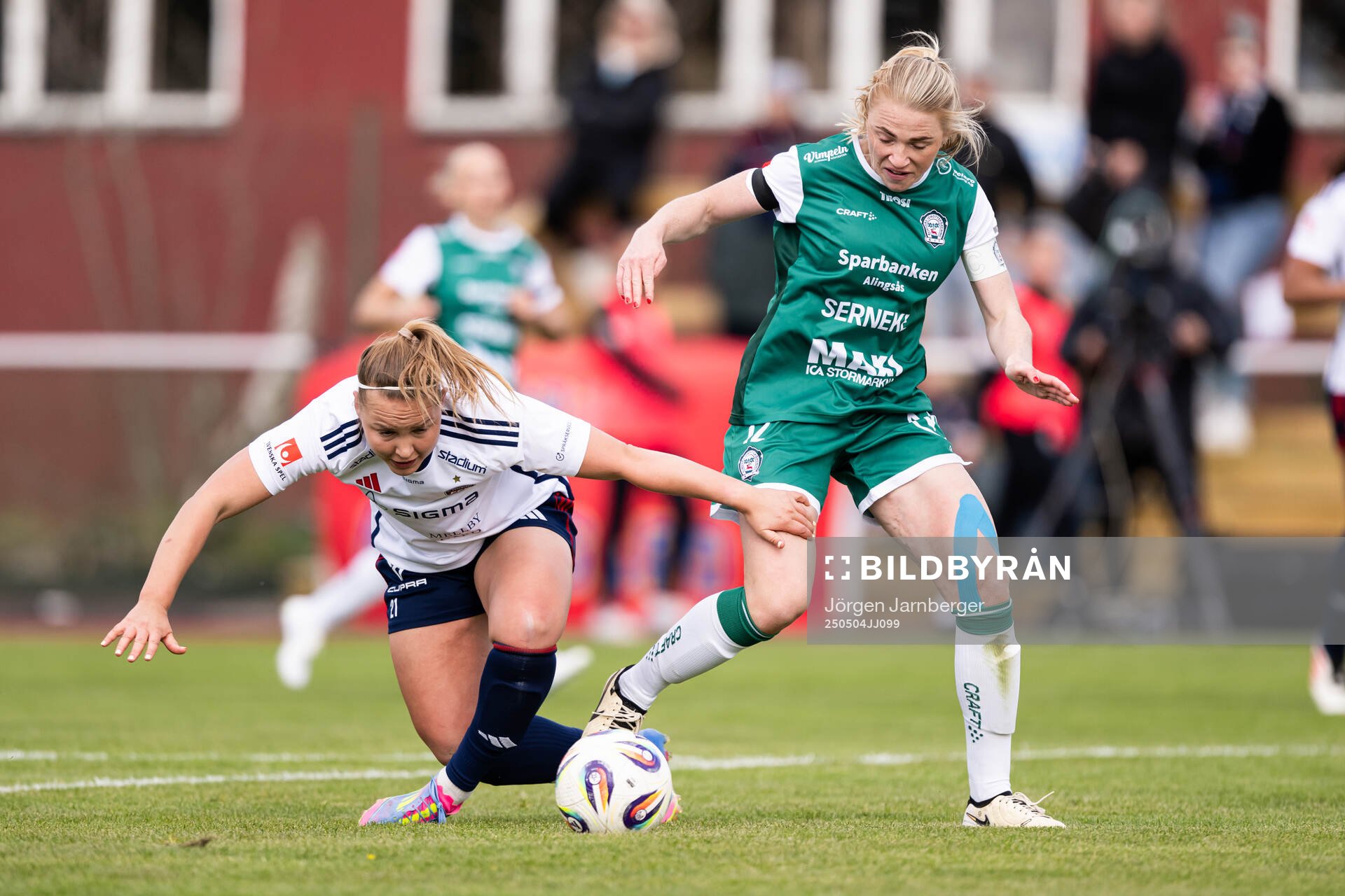 Rosengårds Oona Sevenius och Alingsås Moa Jarl