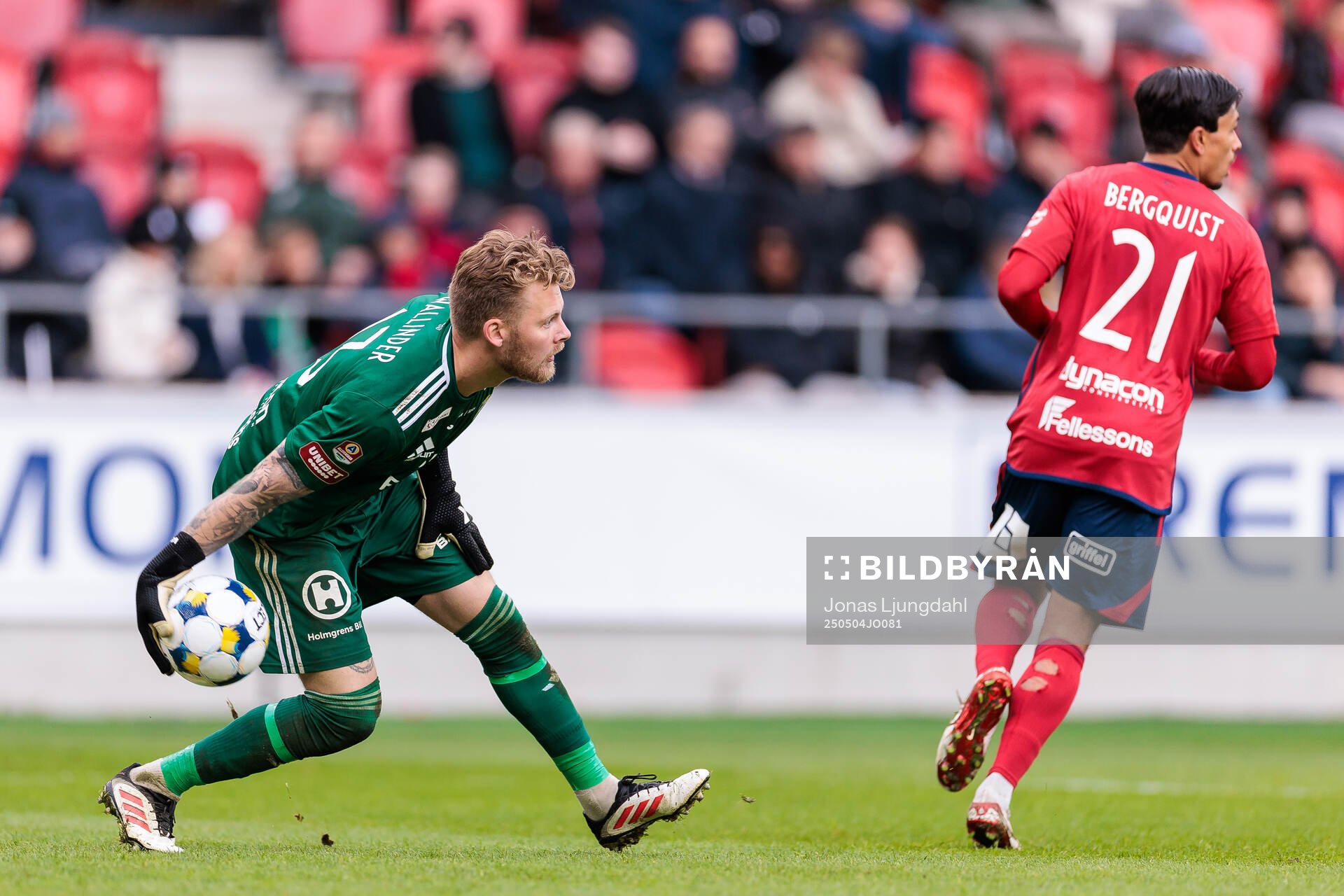 Östers målvakt Robin Wallinder