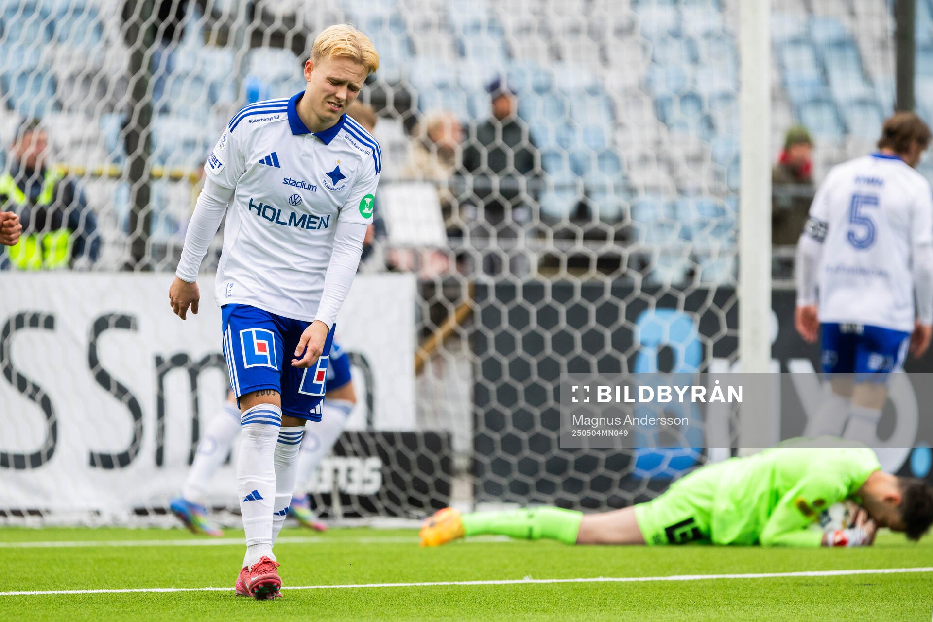 IFK Norrköpings Isak Andri Sigurgeirsson deppar