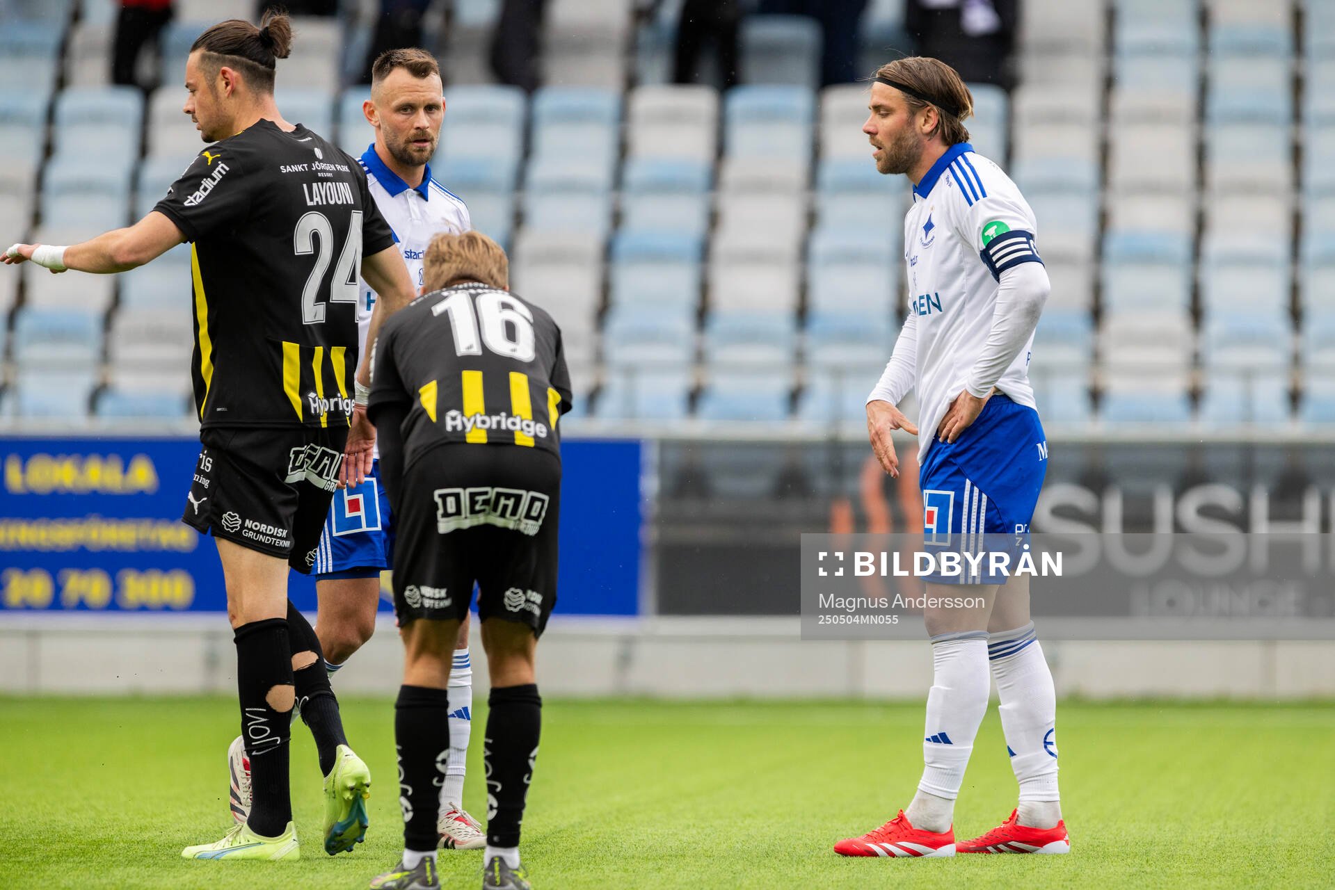 IFK Norrköpings Max Watson och Christoffer Nyman deppar