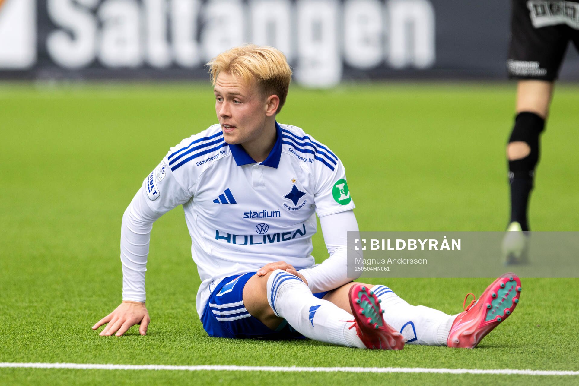 IFK Norrköpings Isak Andri Sigurgeirsson deppar