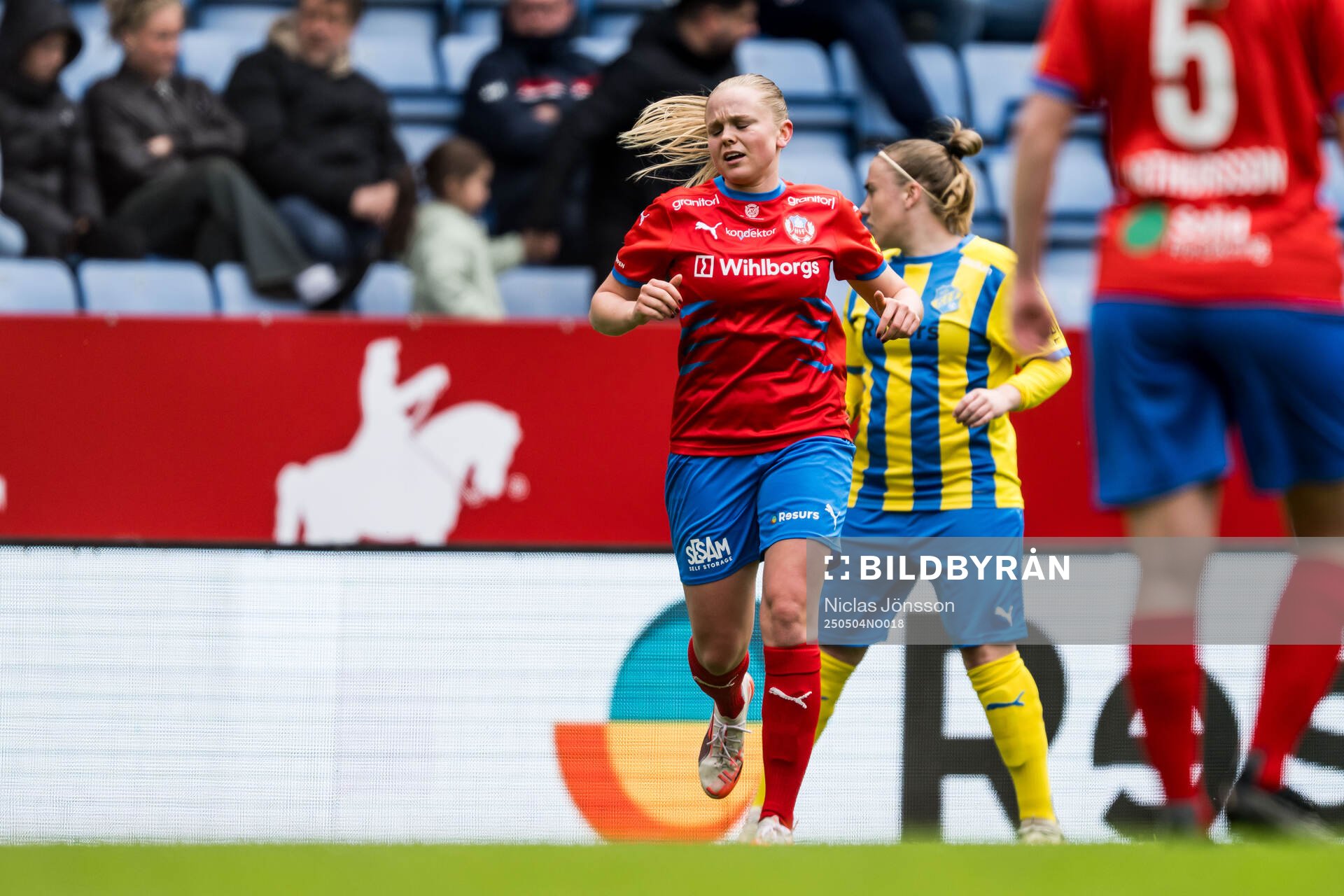 Helsingborgs Agnes Eklöf deppar