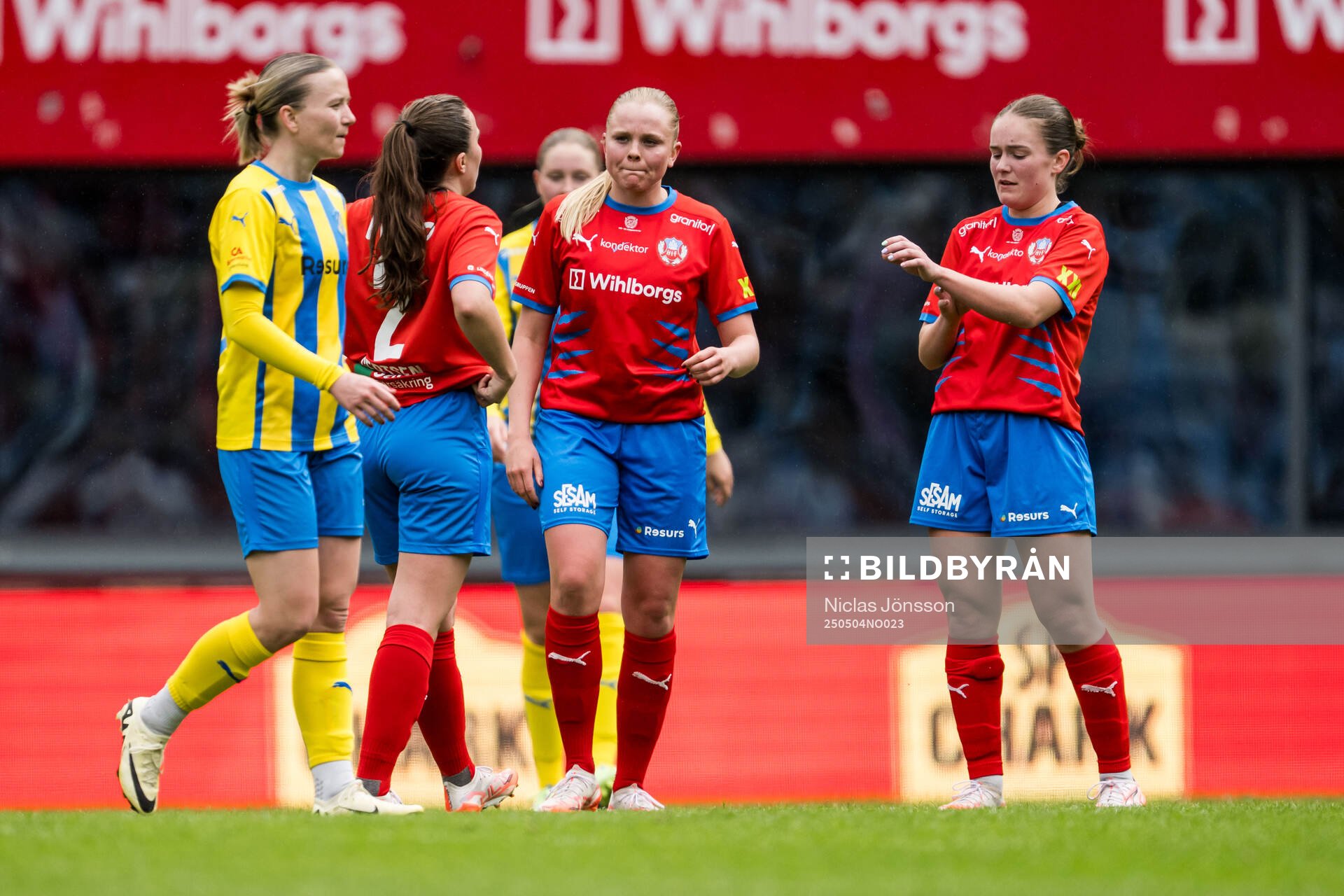 Helsingborgs Agnes Eklöf och Mathilde Vangsgaard deppar