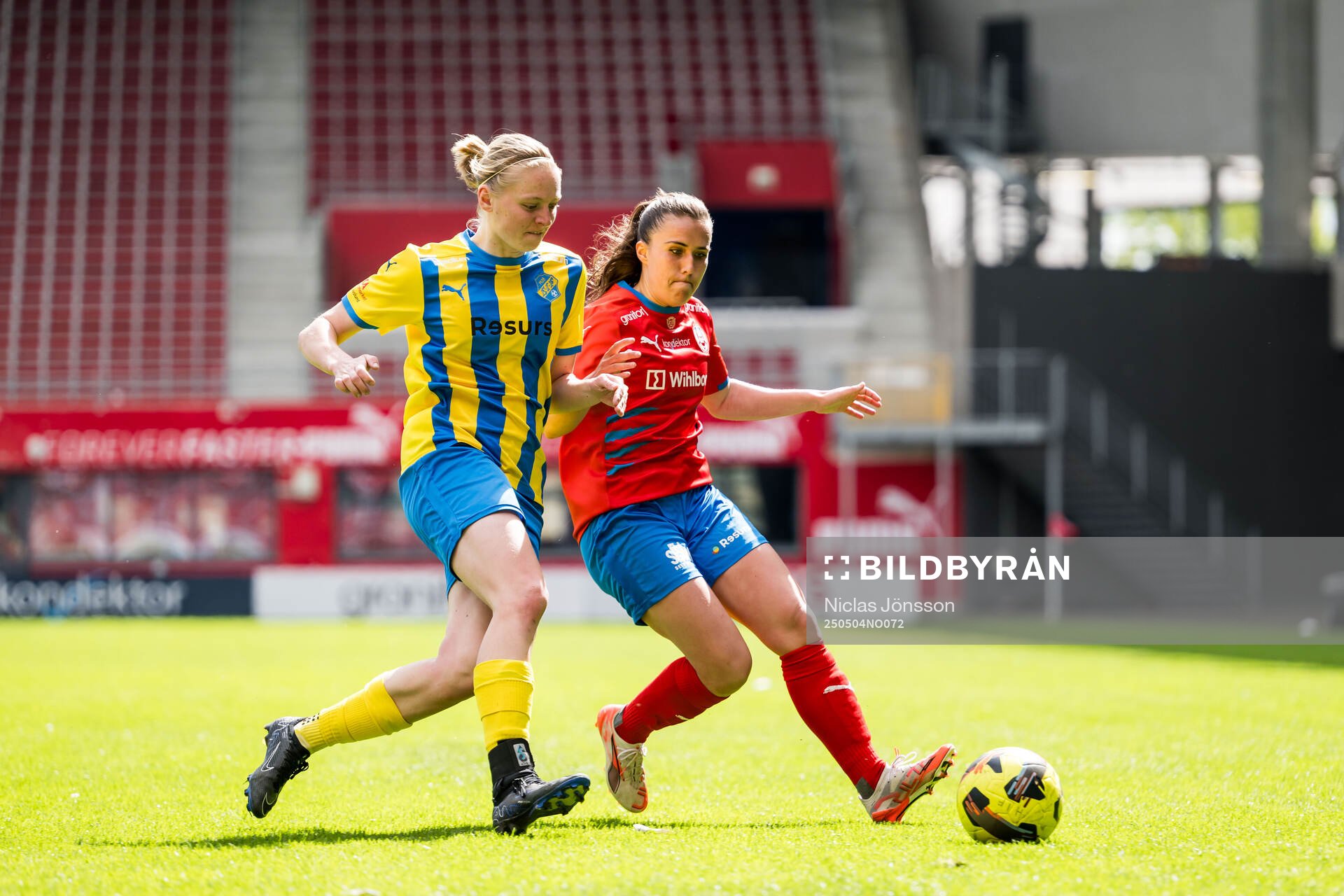 Eskilsminnes Julia Hammons och Helsingborgs Inez Gertsen