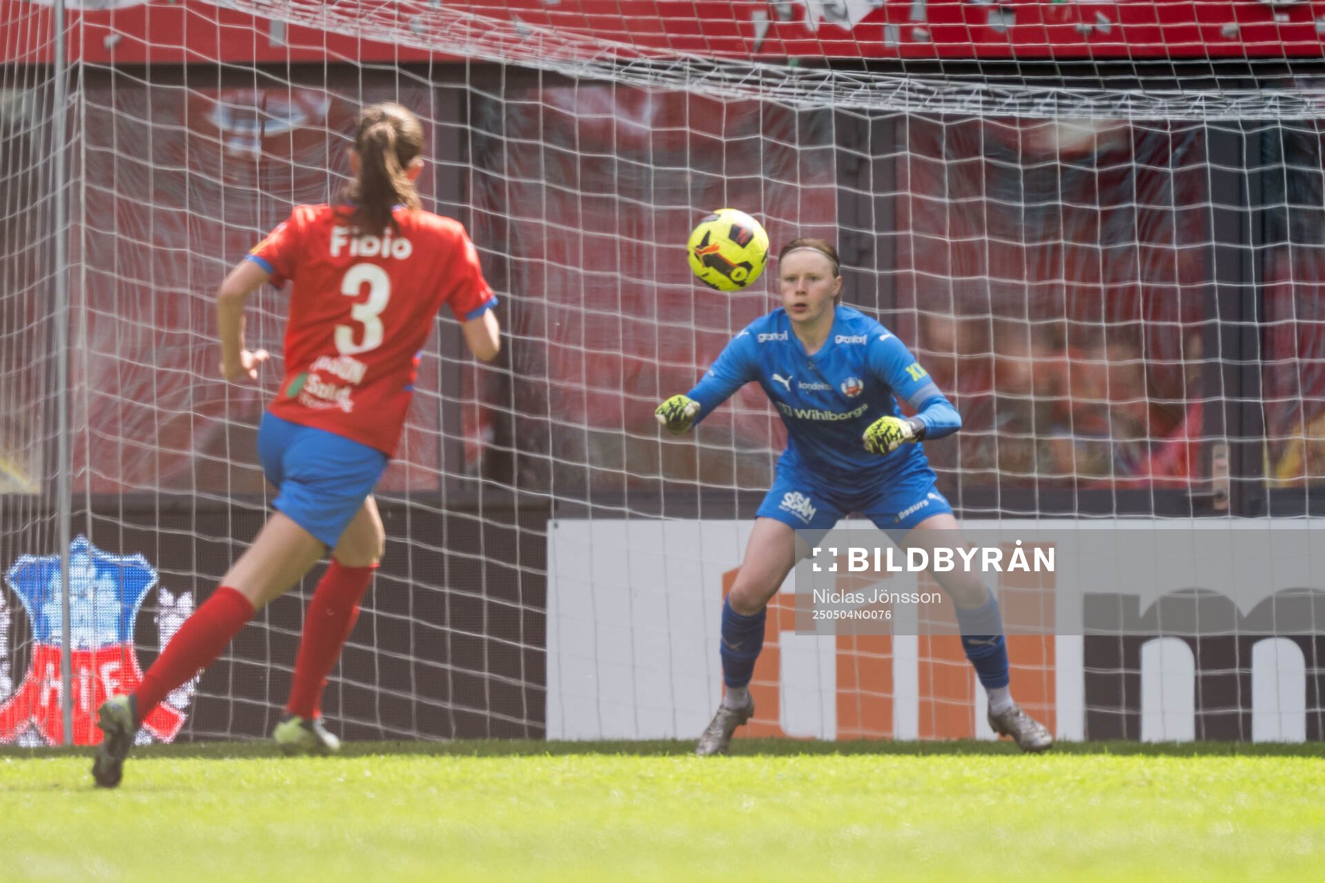 Helsingborgs målvakt Hannah Tegestål