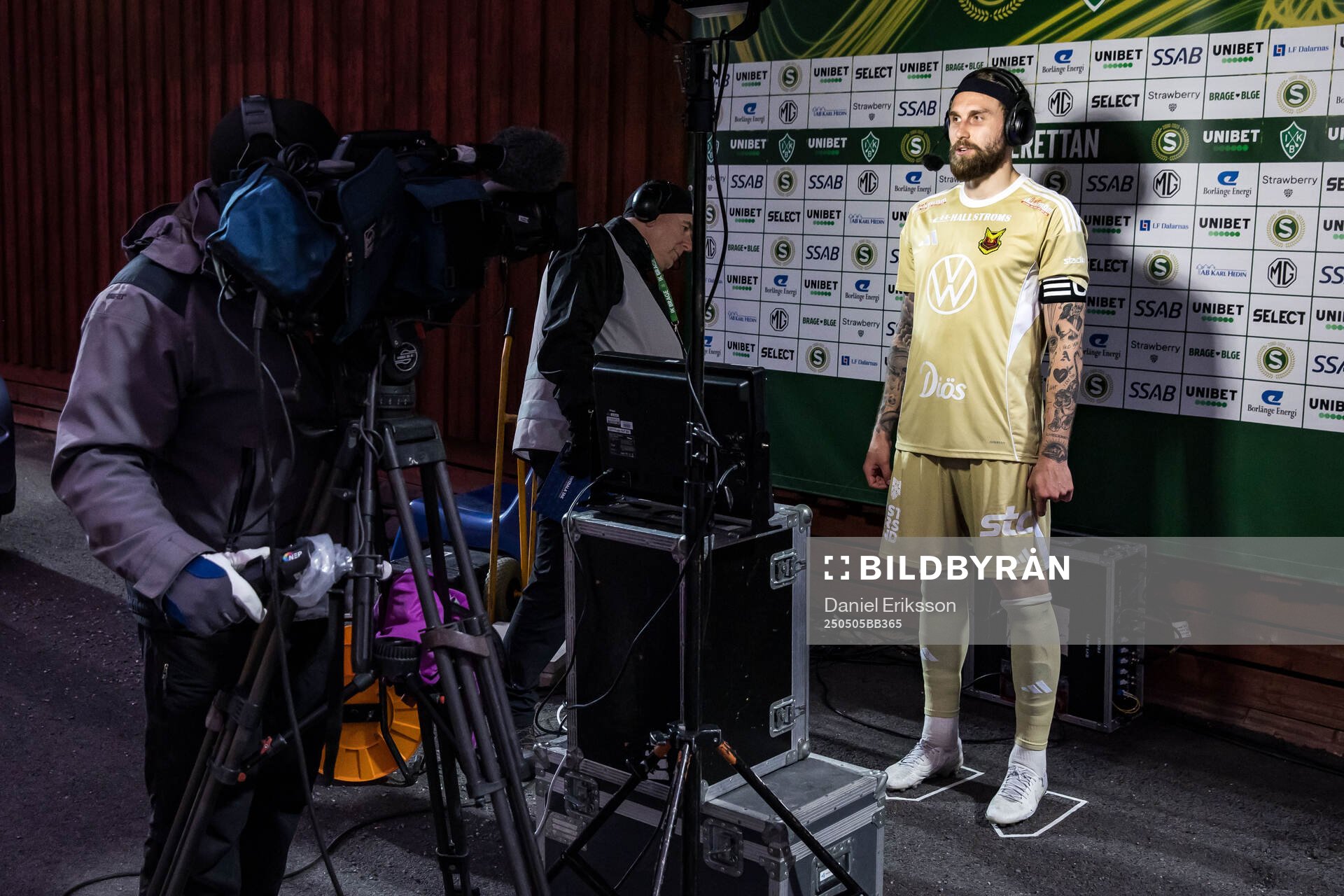 Östersunds Ali Suljic efter fotbollsmatchen i Superettan mellan Brage och Östersund den 5 maj 2025 i Borlänge. 