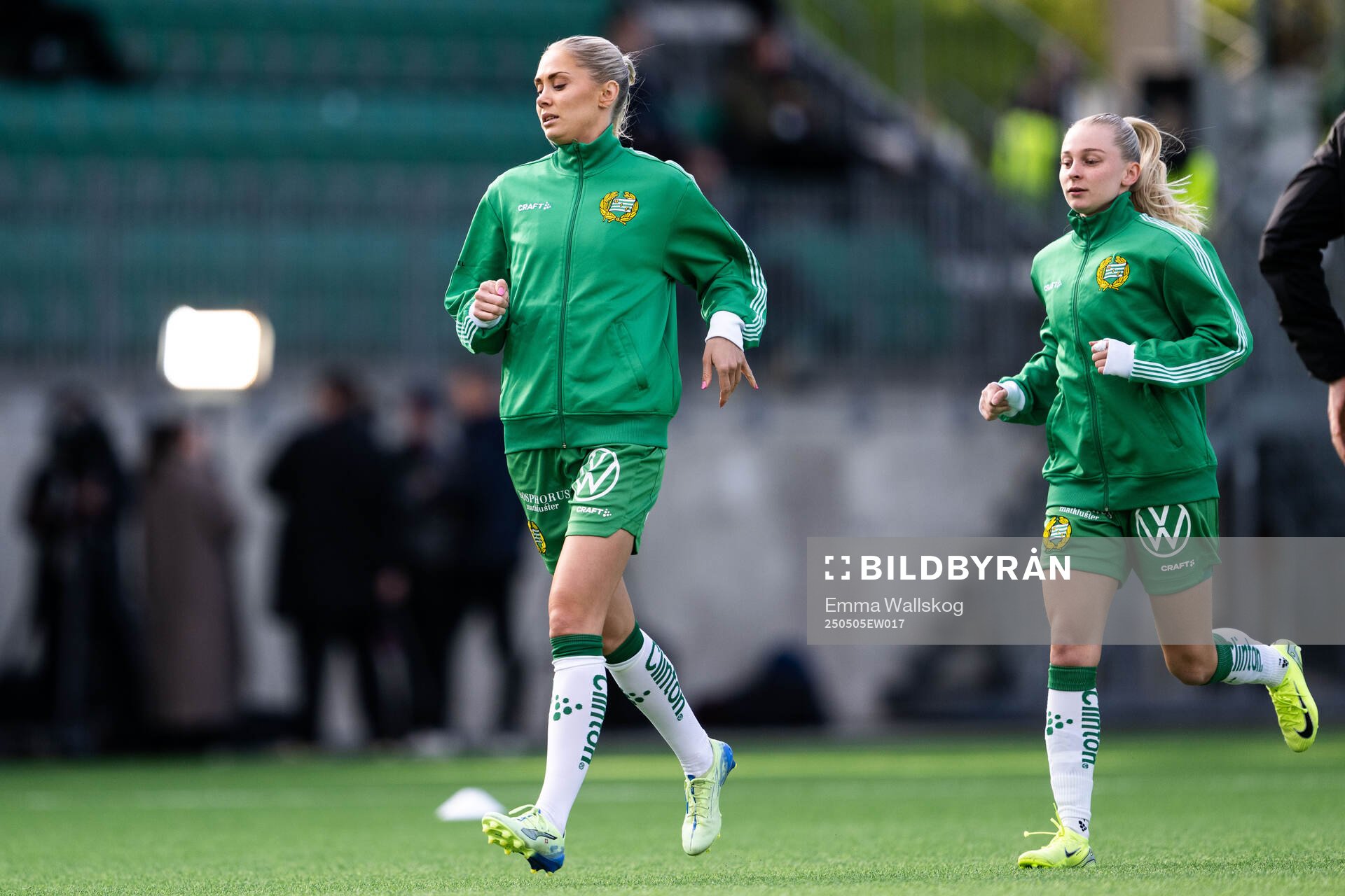Hammarbys Alice Carlsson och Emilie Joramo