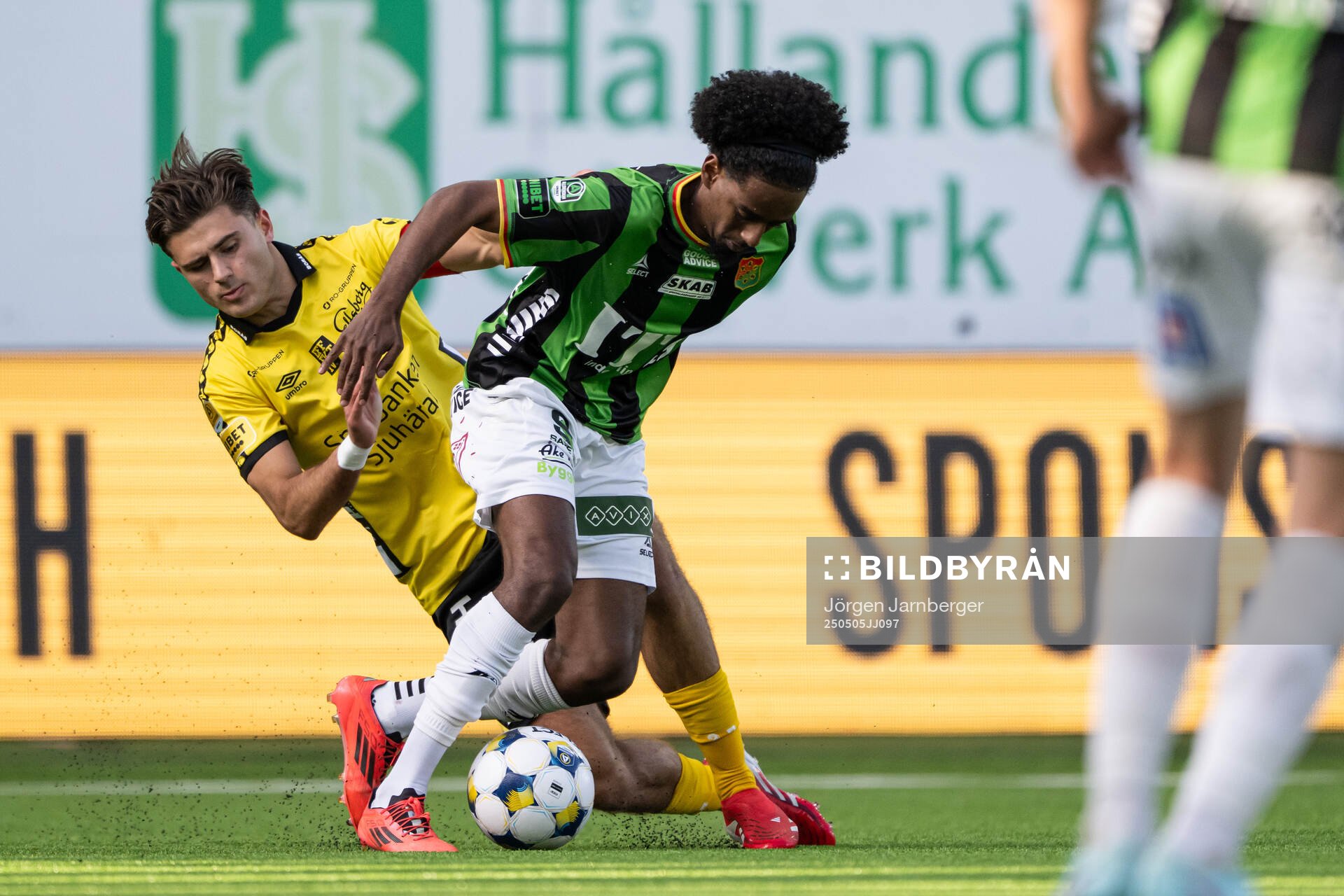 Elfsborgs Besfort Zeneli och GAISs Harun Ibrahim