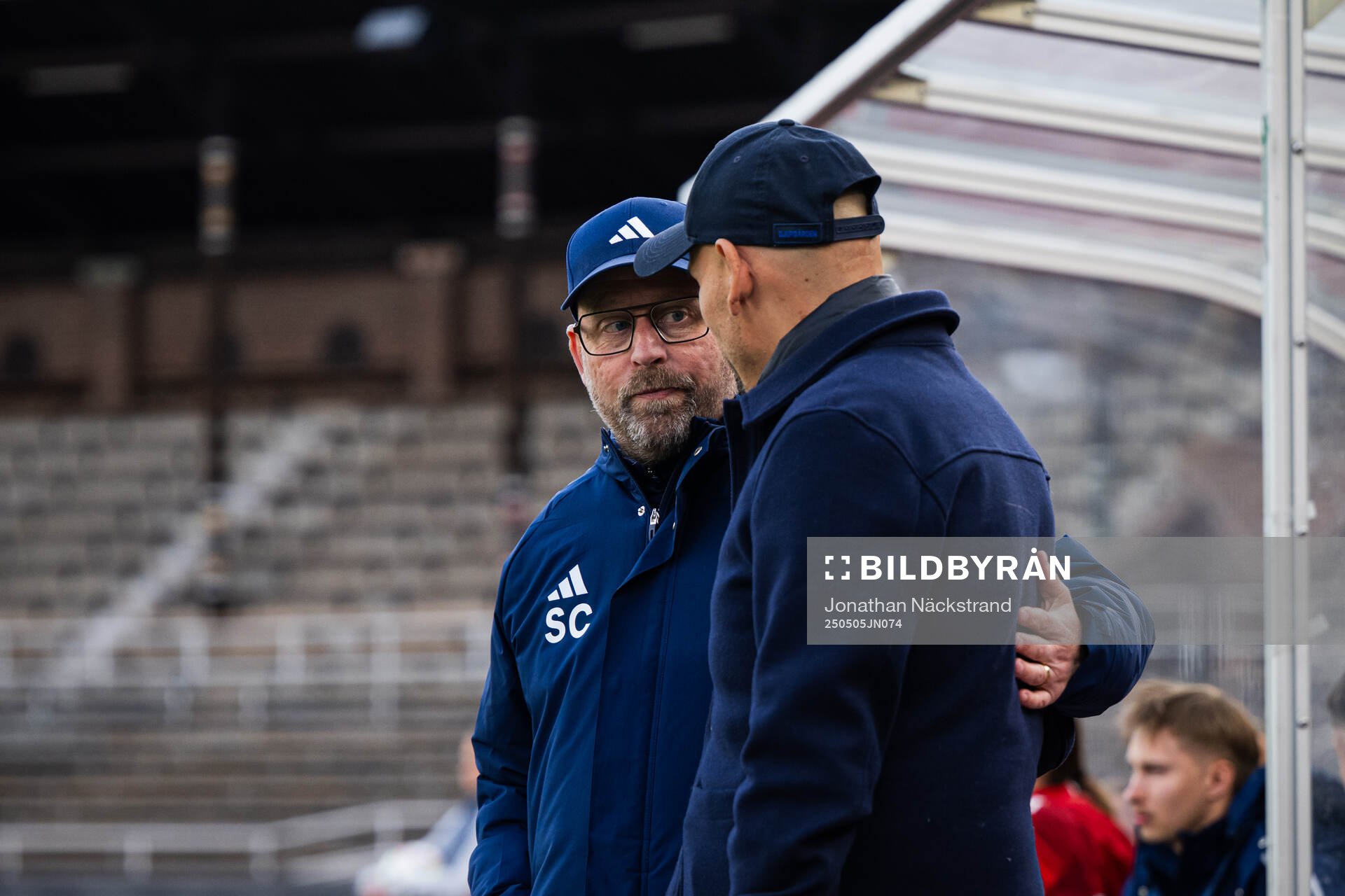 IFK Norrköpings tränare Stellan Carlsson och Djurgårdens