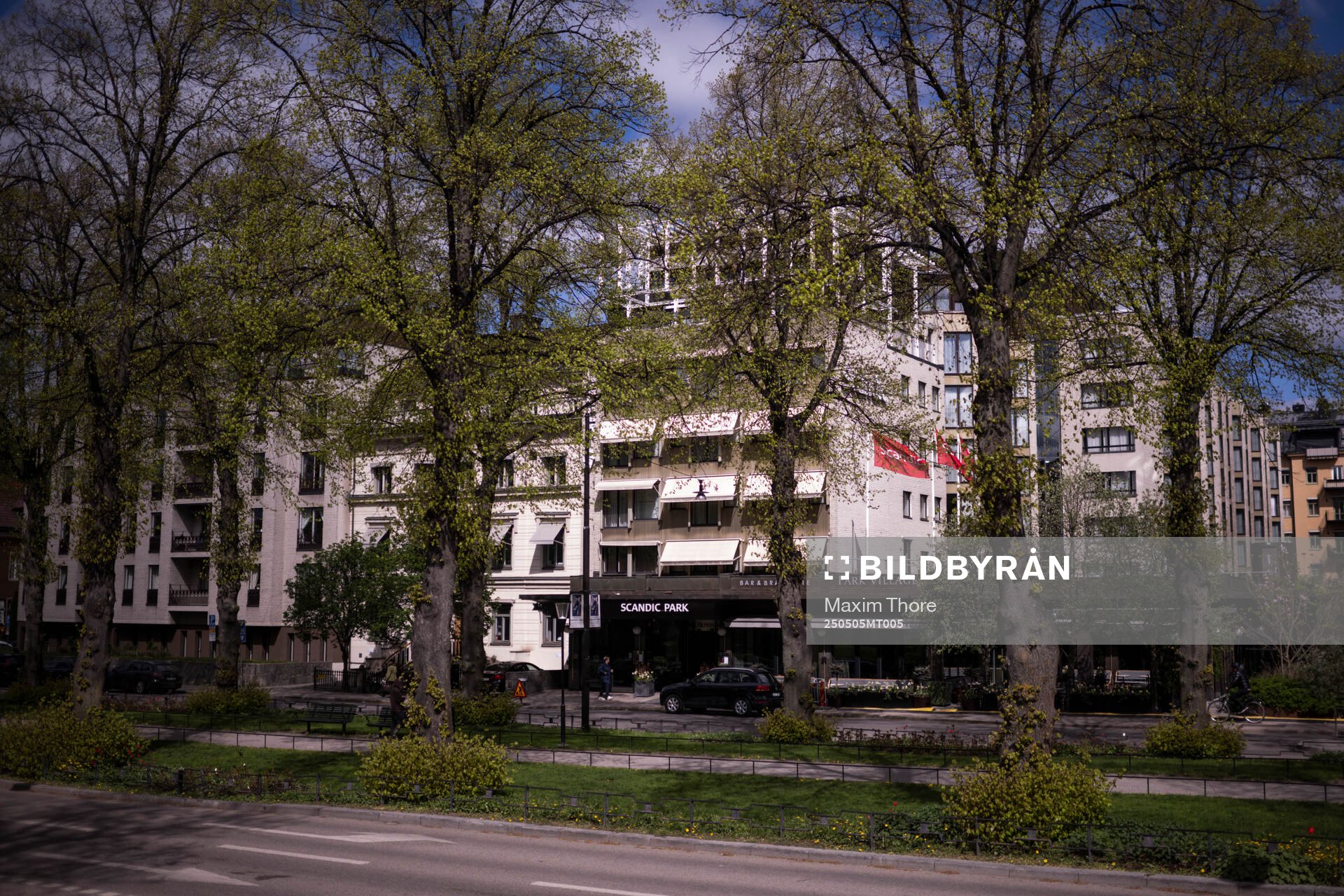 Exterior view of Scandic Park, residence of the Swedish