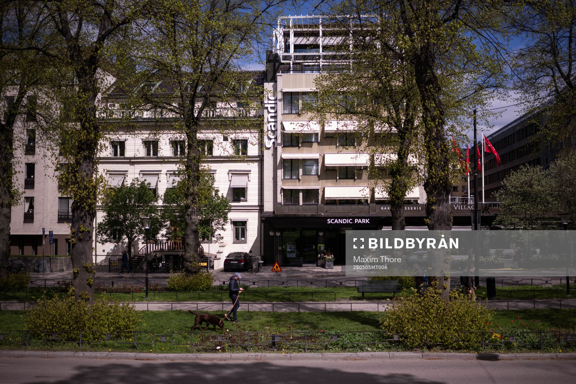 Exterior view of Scandic Park, residence of the Swedish