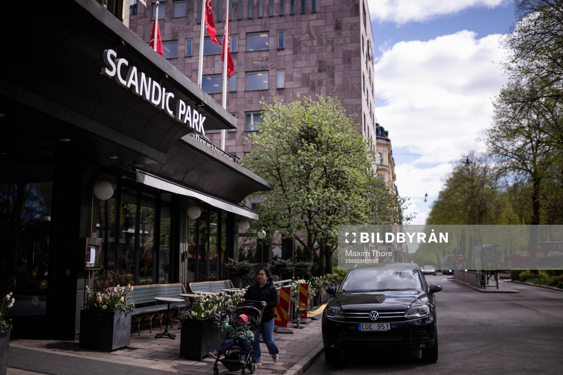 Exterior view of Scandic Park, residence of the Swedish