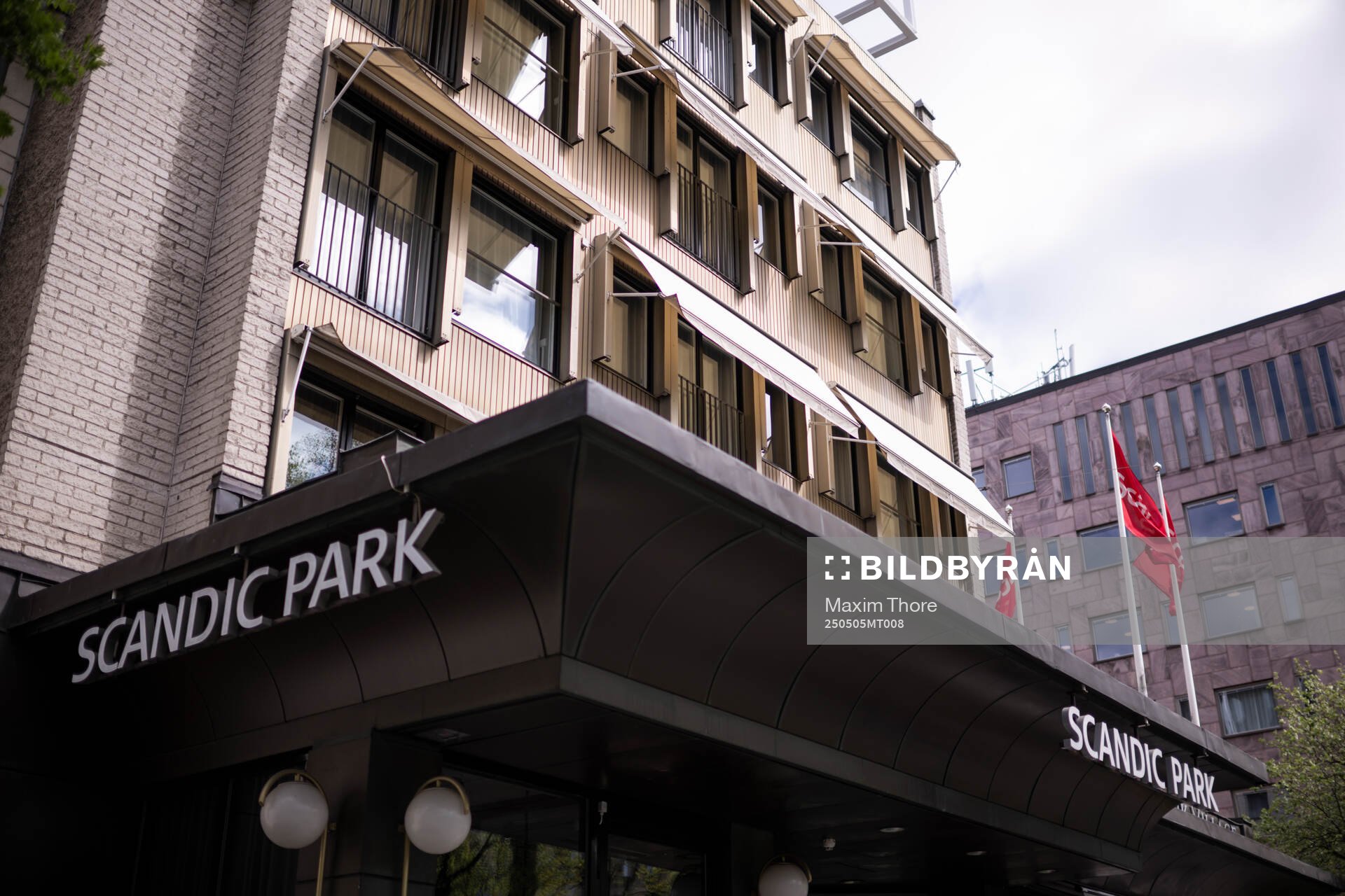 Exterior view of Scandic Park, residence of the Swedish