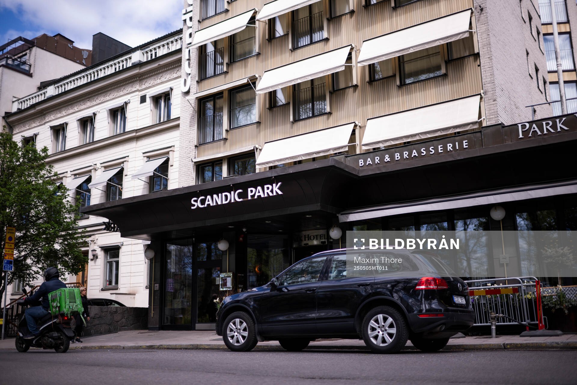 Exterior view of Scandic Park, residence of the Swedish