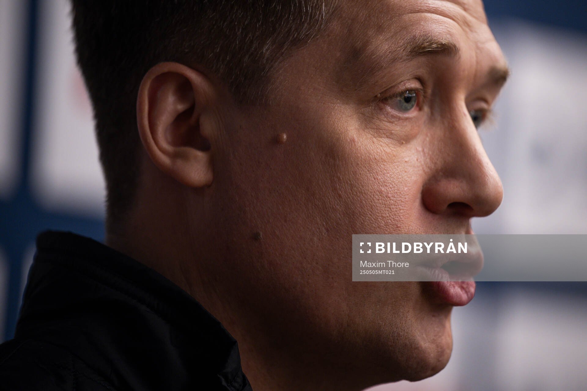Sam Hallam, head coach of the Swedish men's national ice