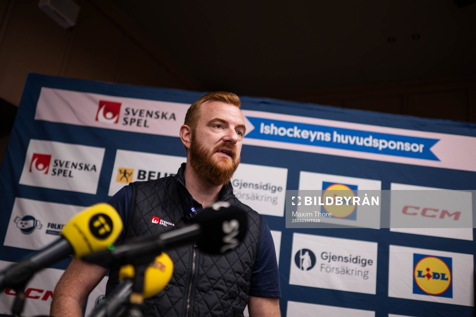 Anders Lundberg, General Manager of the Swedish men's