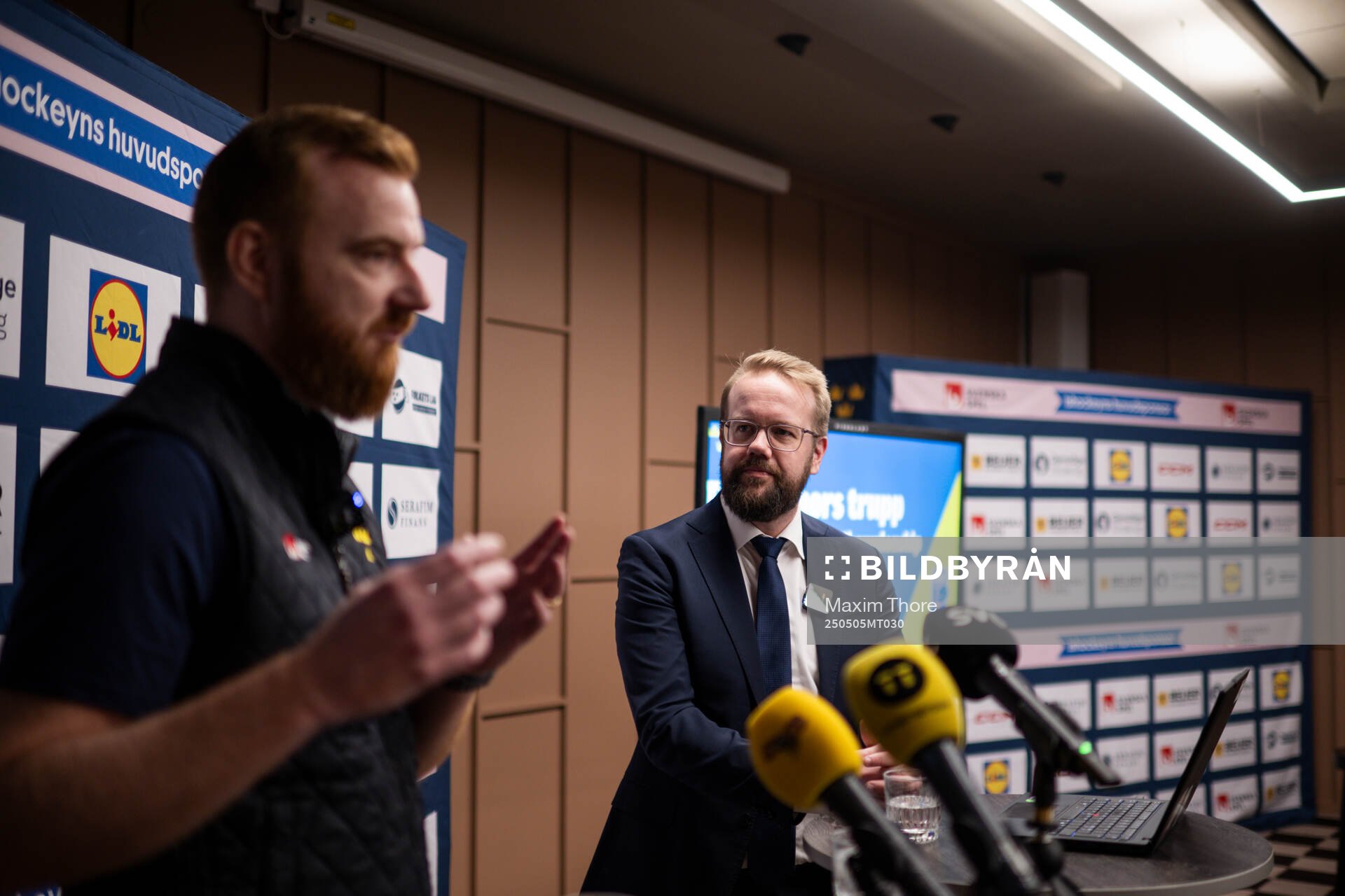 Anders Lundberg, General Manager, and Linus Hugosson, media