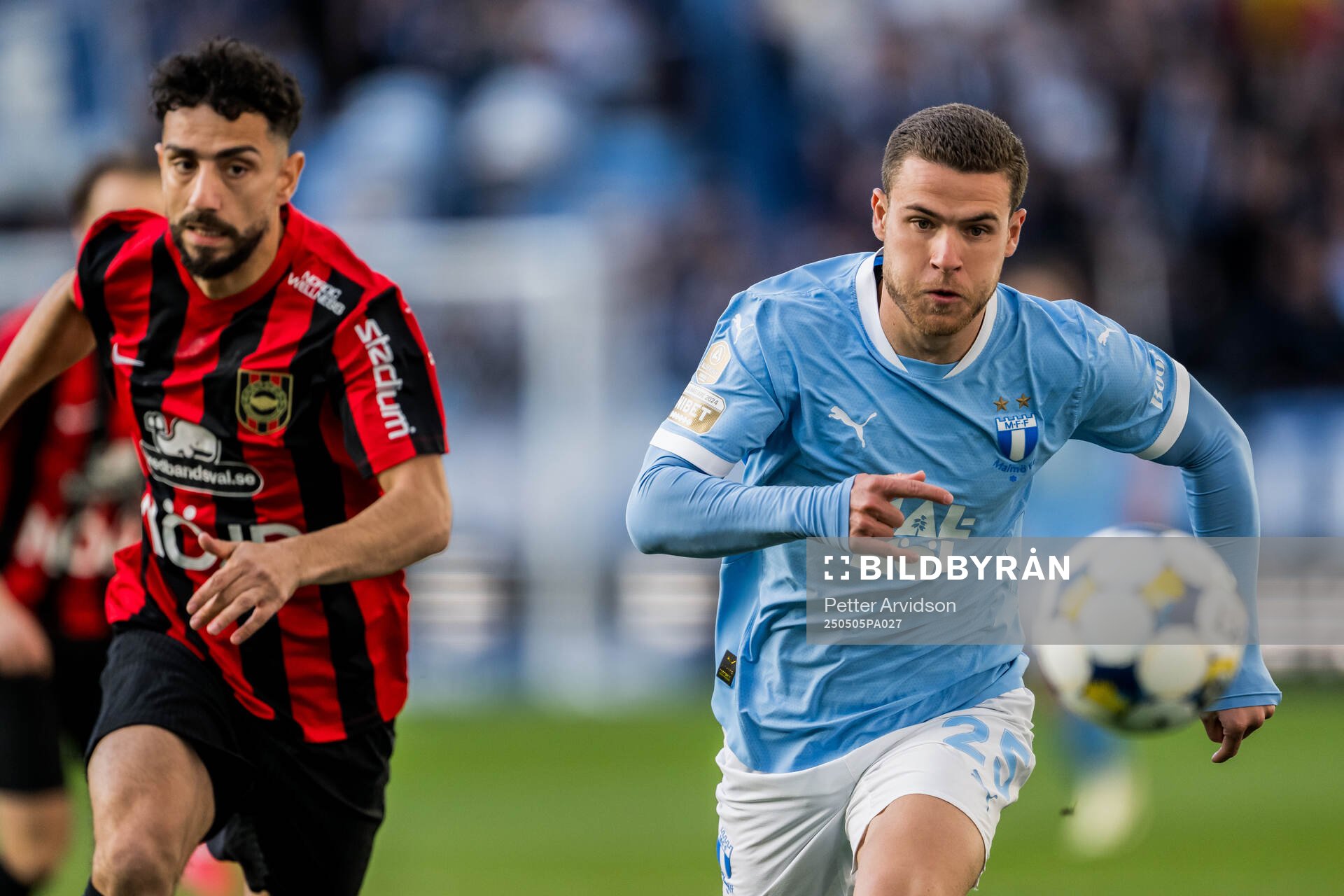 Brommapojkarnas Daleho Irandust och Malmö FFs Gabriel