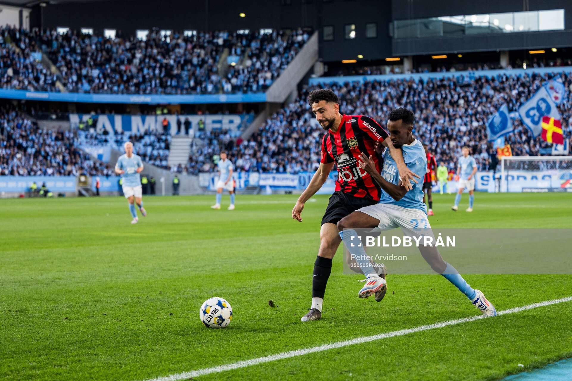 Brommapojkarnas Daleho Irandust och Malmö FFs Taha Ali