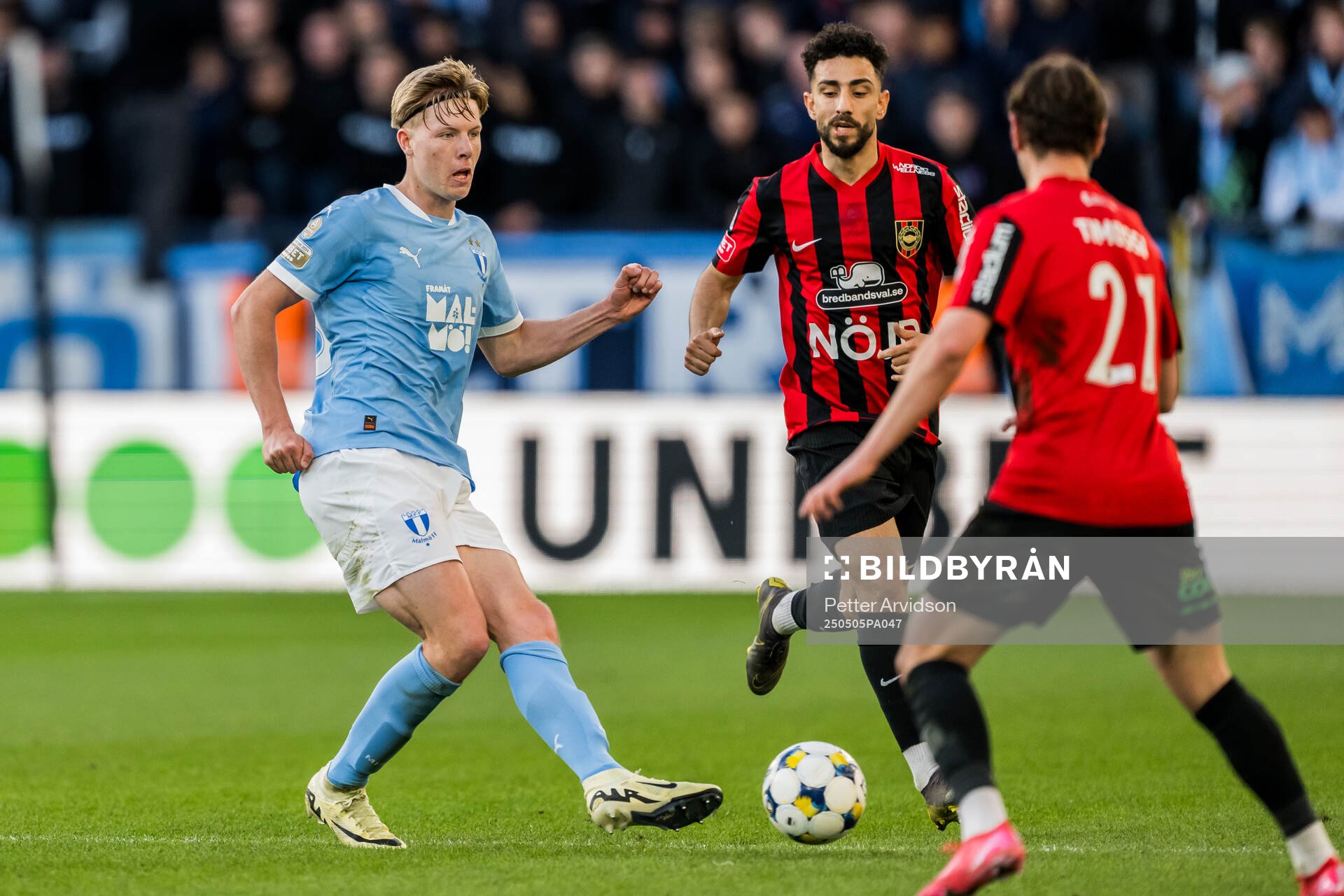 Malmö FFs Nils Zätterström och Brommapojkarnas Daleho