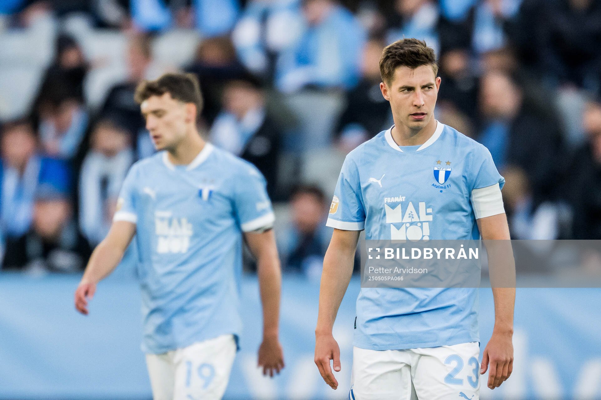 Malmö FFs Lasse Berg Johnsen deppar