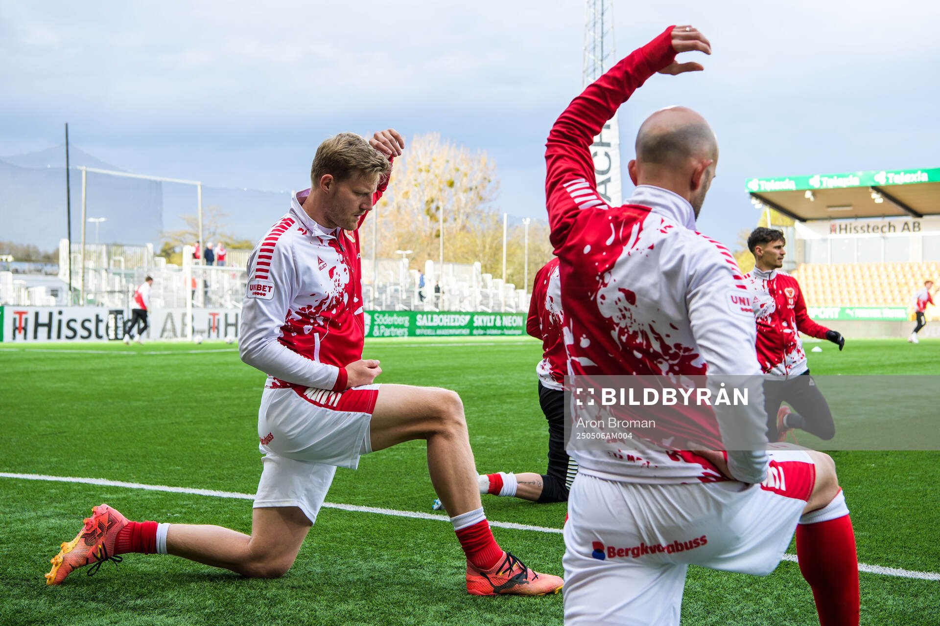 Kalmars Lars Sætra inför fotbollsmatchen i Superettan mellan Västerås och Kalmar den 6 maj 2025 i Västerås. 