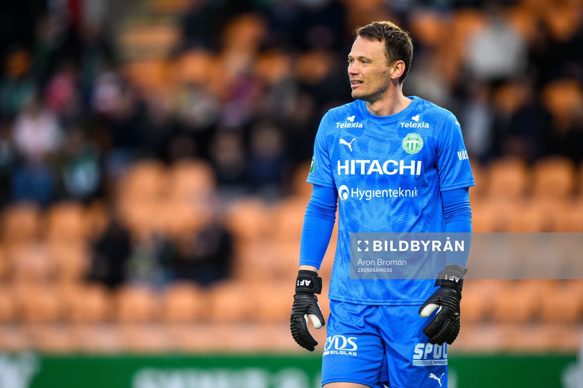 Västerås målvakt Anton Fagerström deppar
