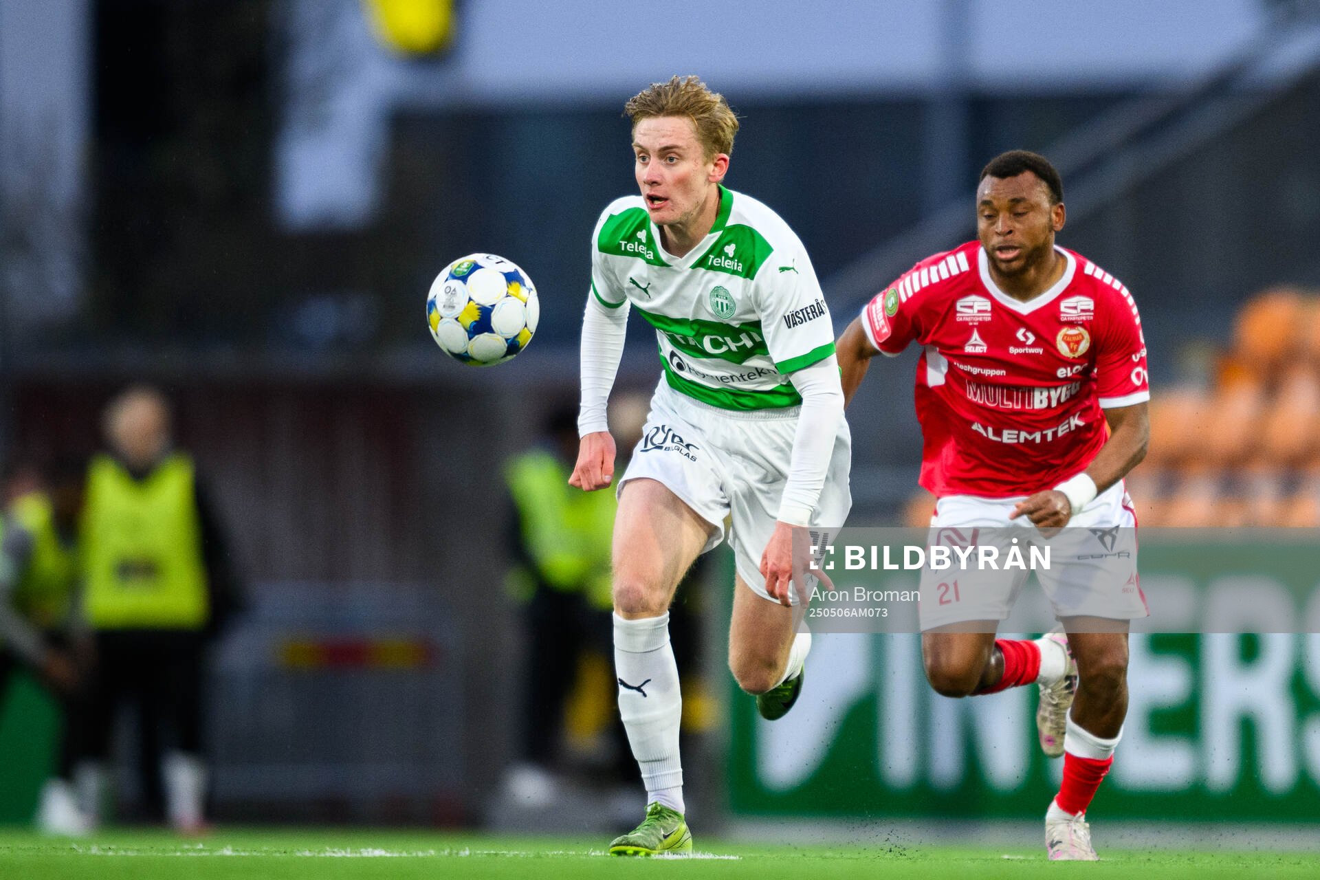 Västerås Max Larsson och Kalmars Abdussalam Magashy