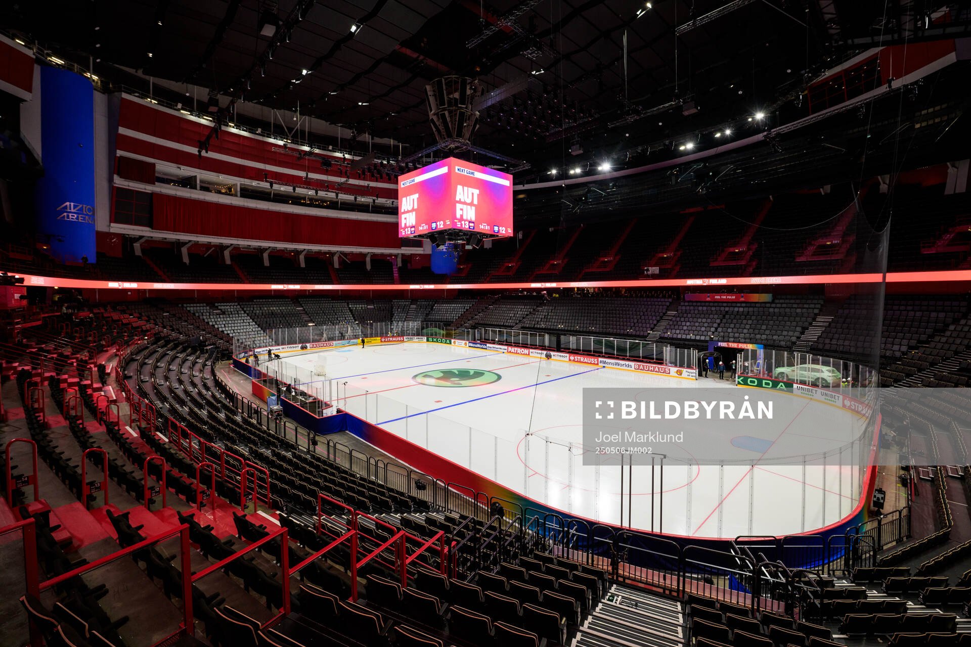 Interior view of Avicii Arena