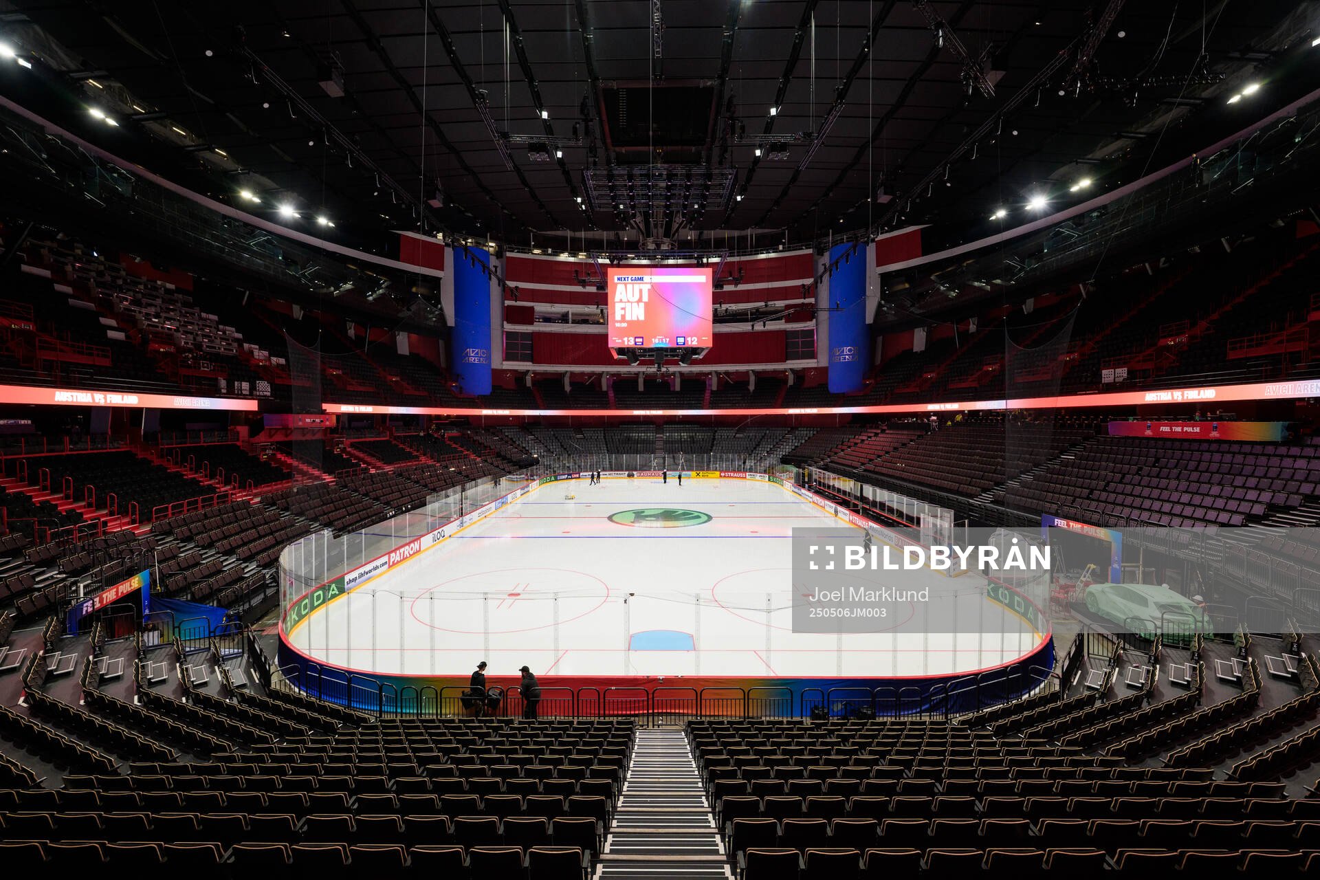 Interior view of Avicii Arena