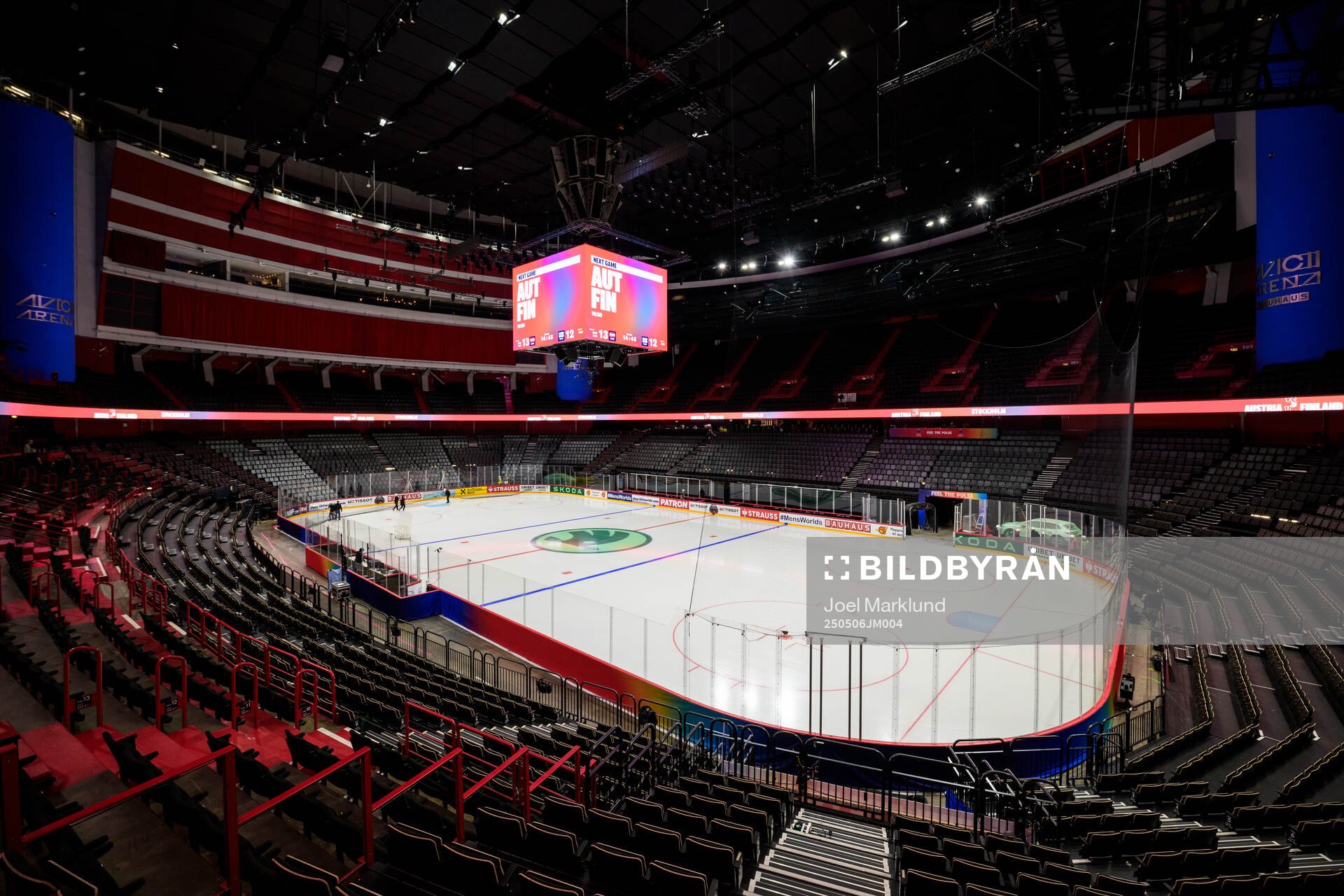 Interior view of Avicii Arena