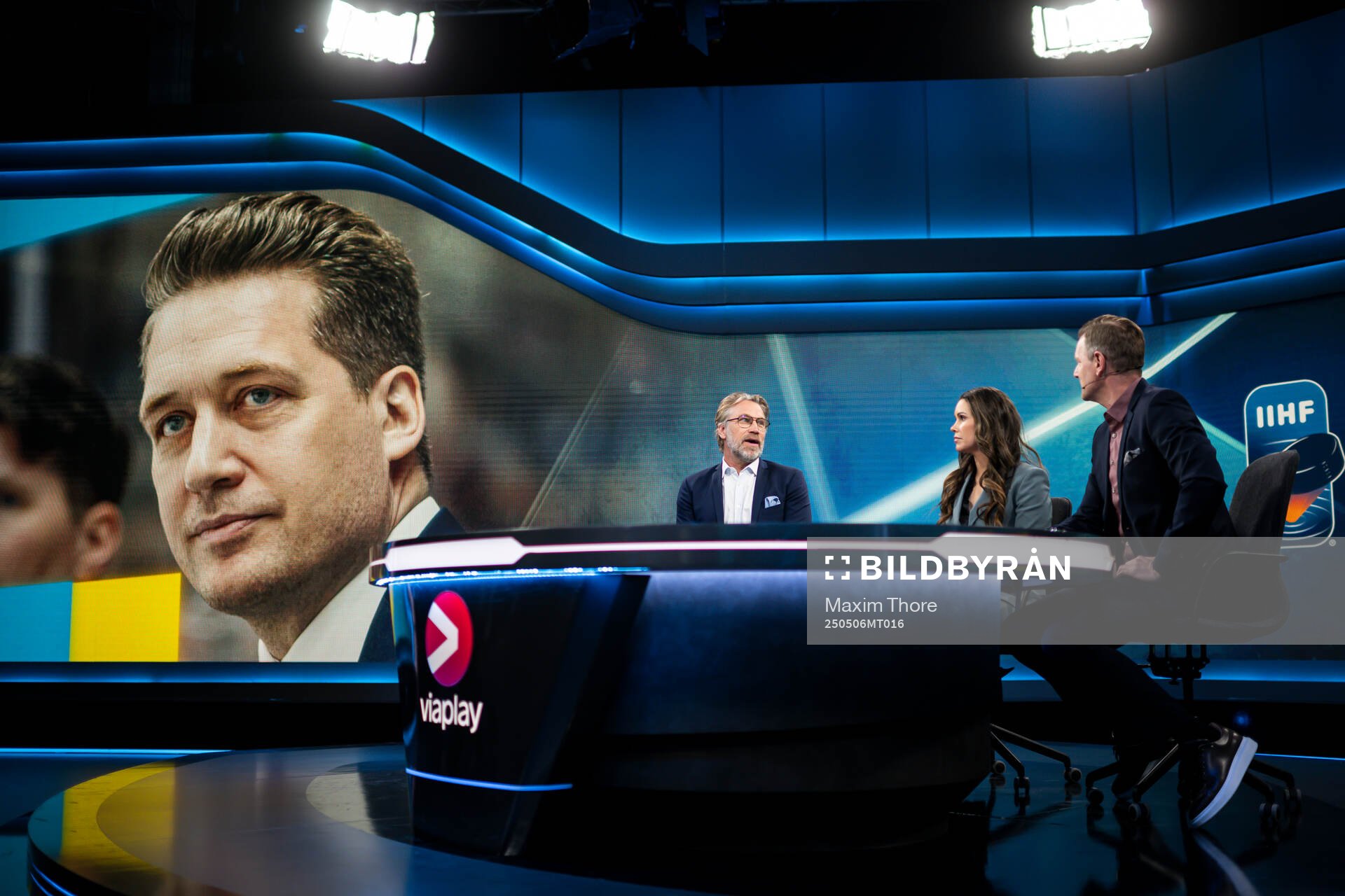 Peter Forsberg, Valentina Lizana och Niklas Jidhe