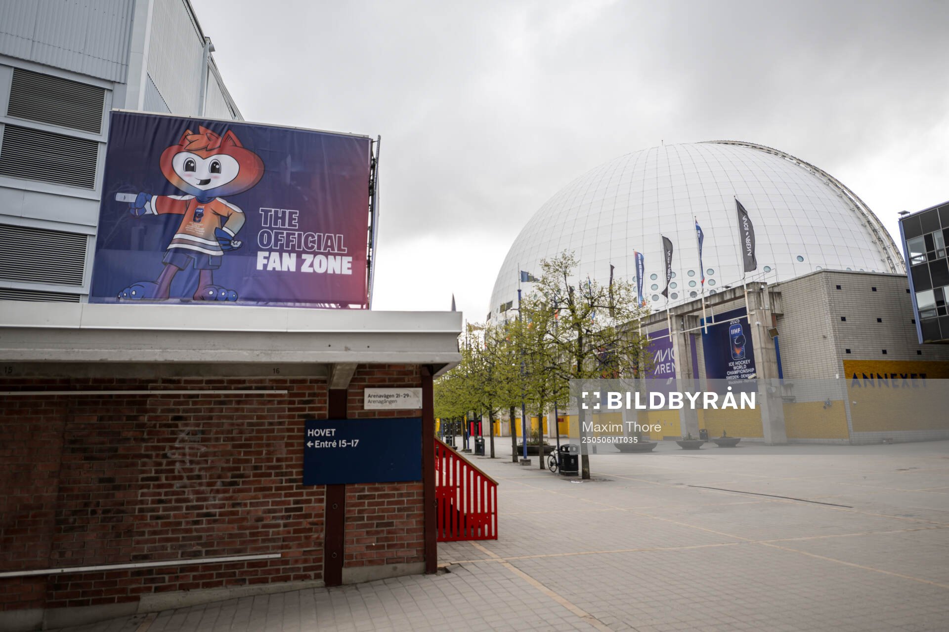 Exterior view of Avicii Arena