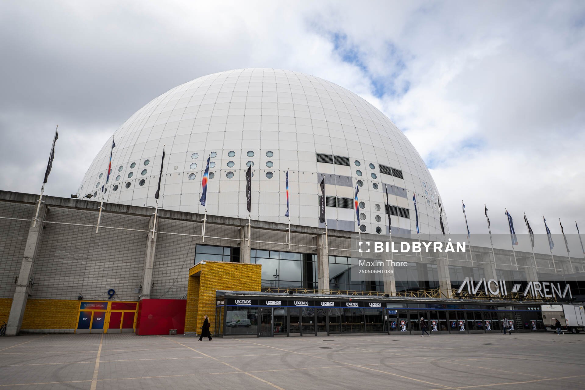 Exterior view of Avicii Arena