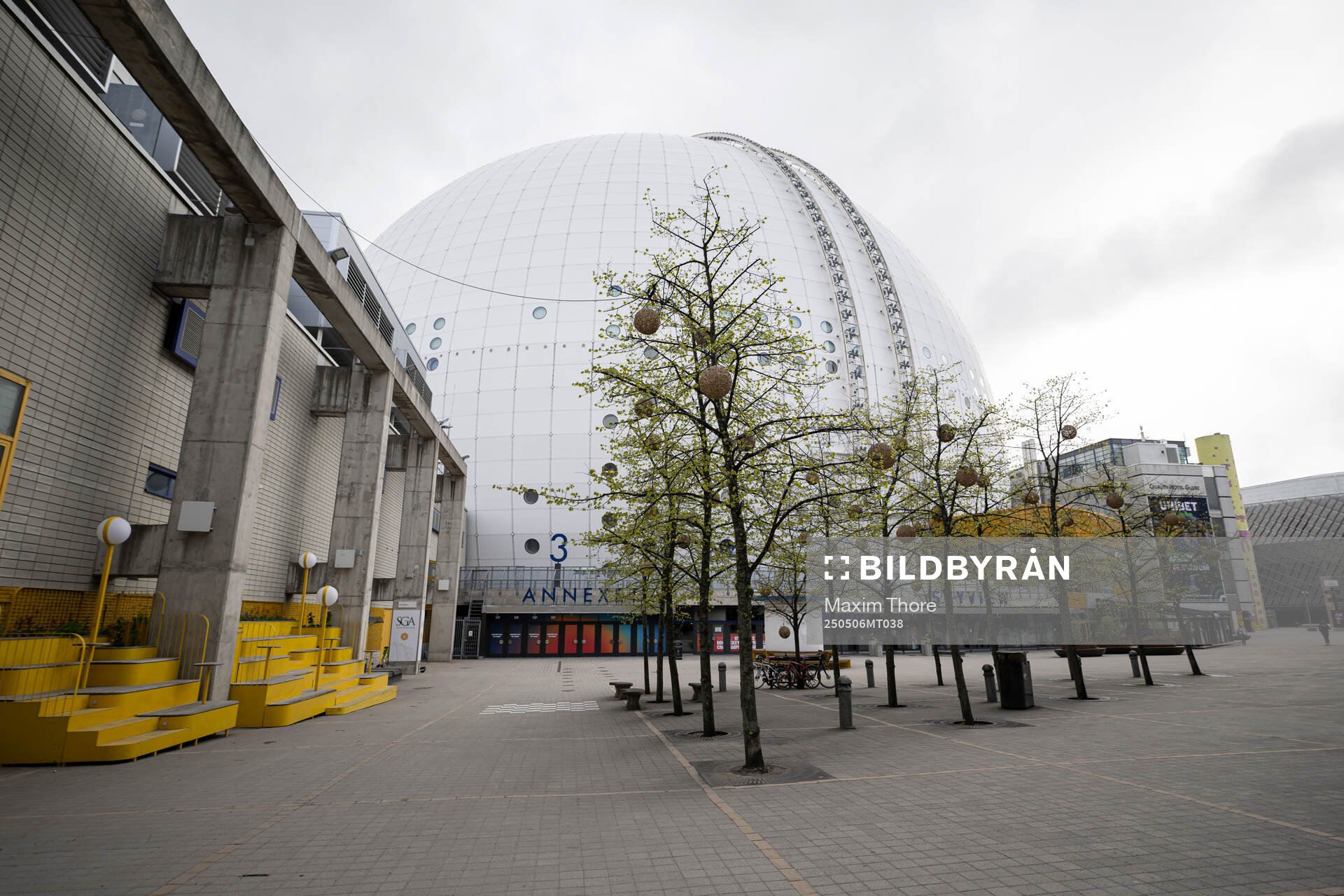 Exterior view of Avicii Arena