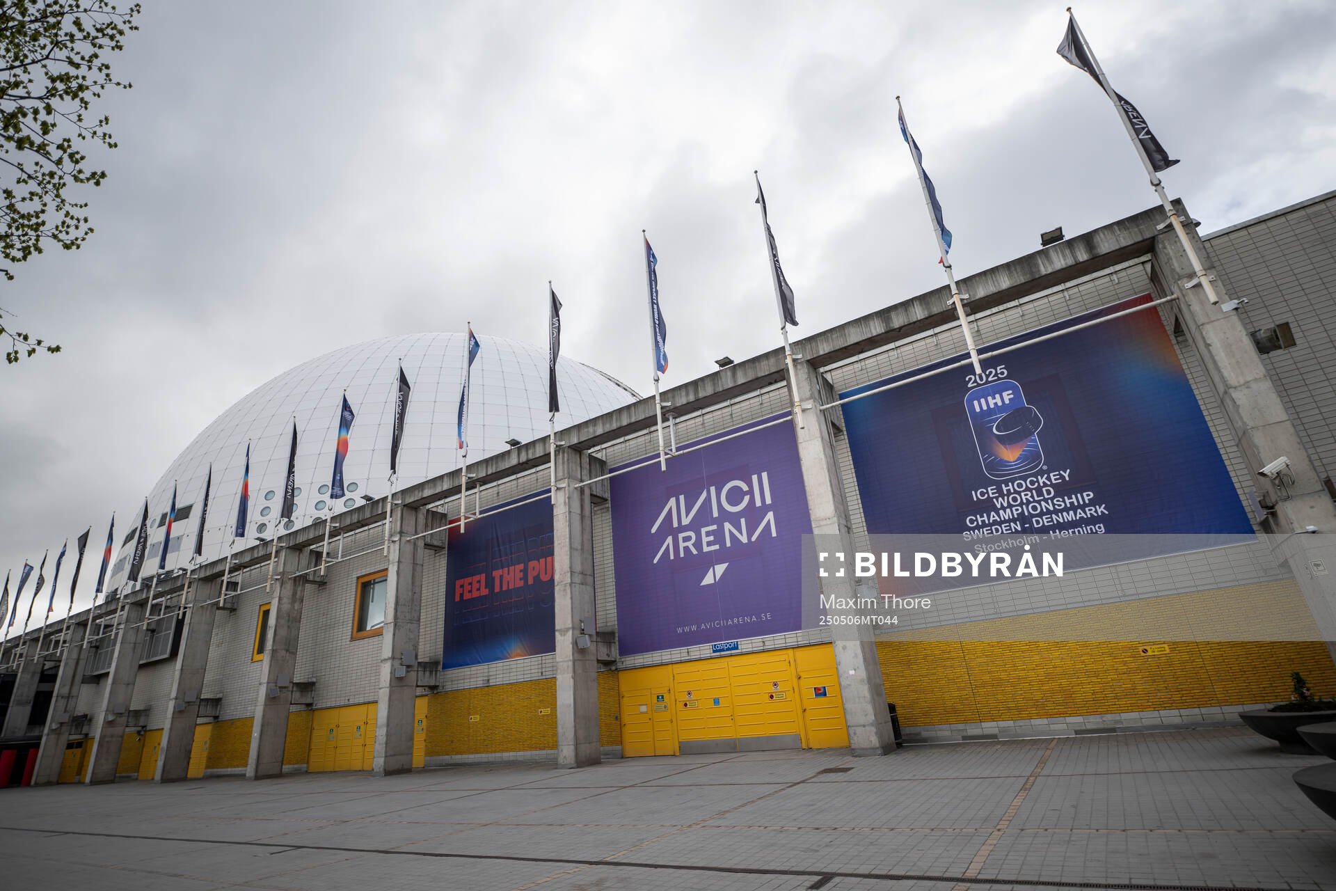 Exterior view of Avicii Arena