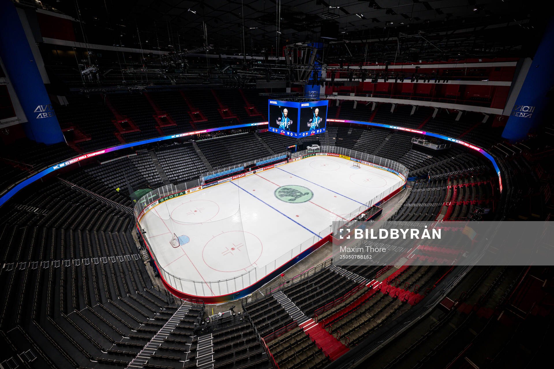Interior view of Avicii Arena