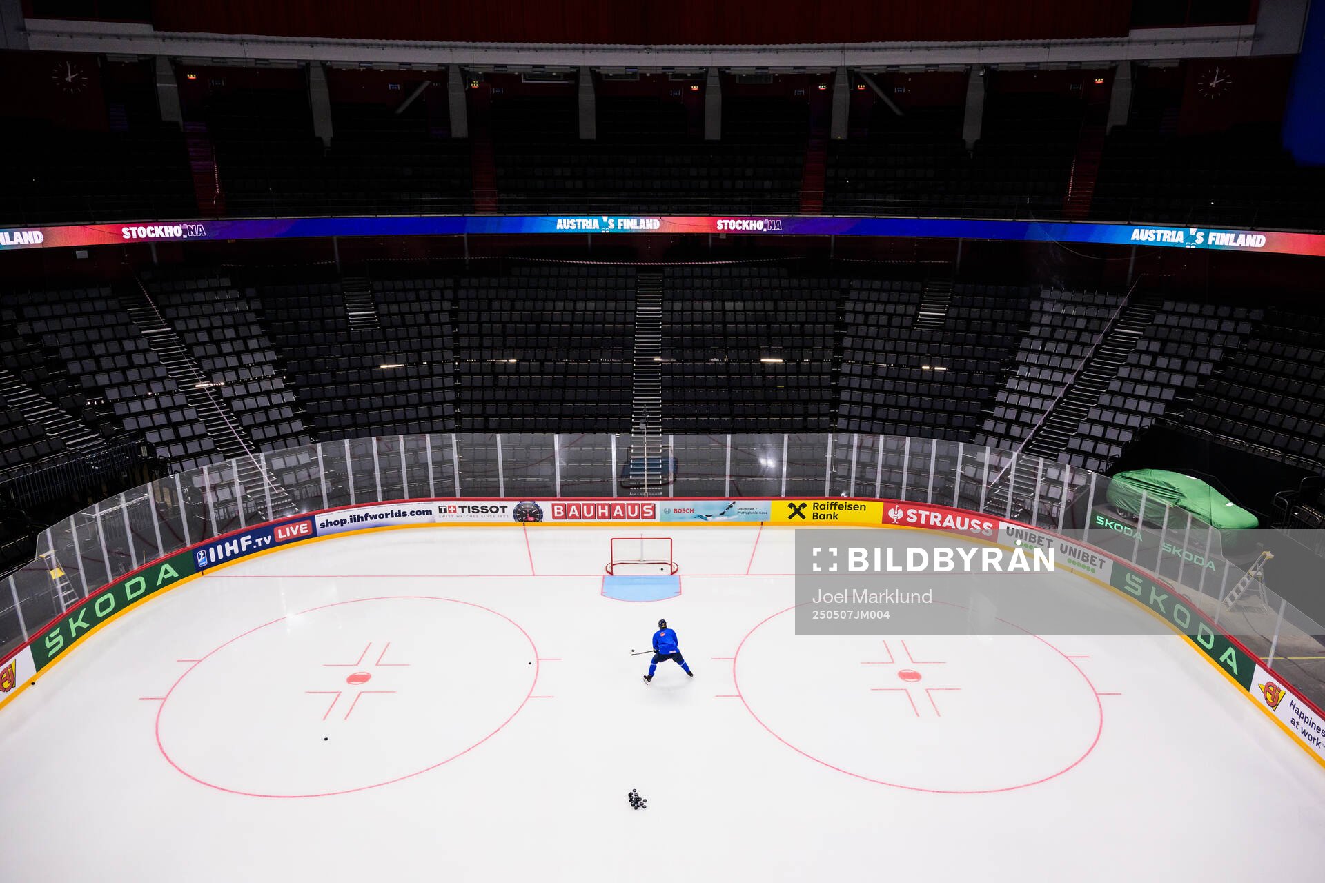Leo Carlsson of Sweden at a practice session