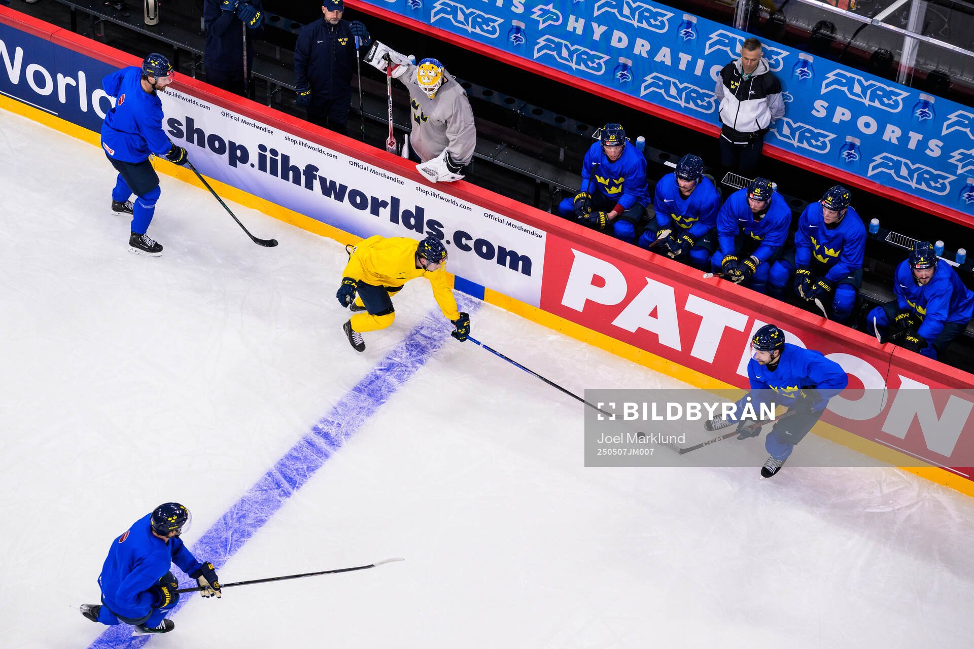 Adam Larsson, Jonas Brodin, Jesper Frödén, Filip